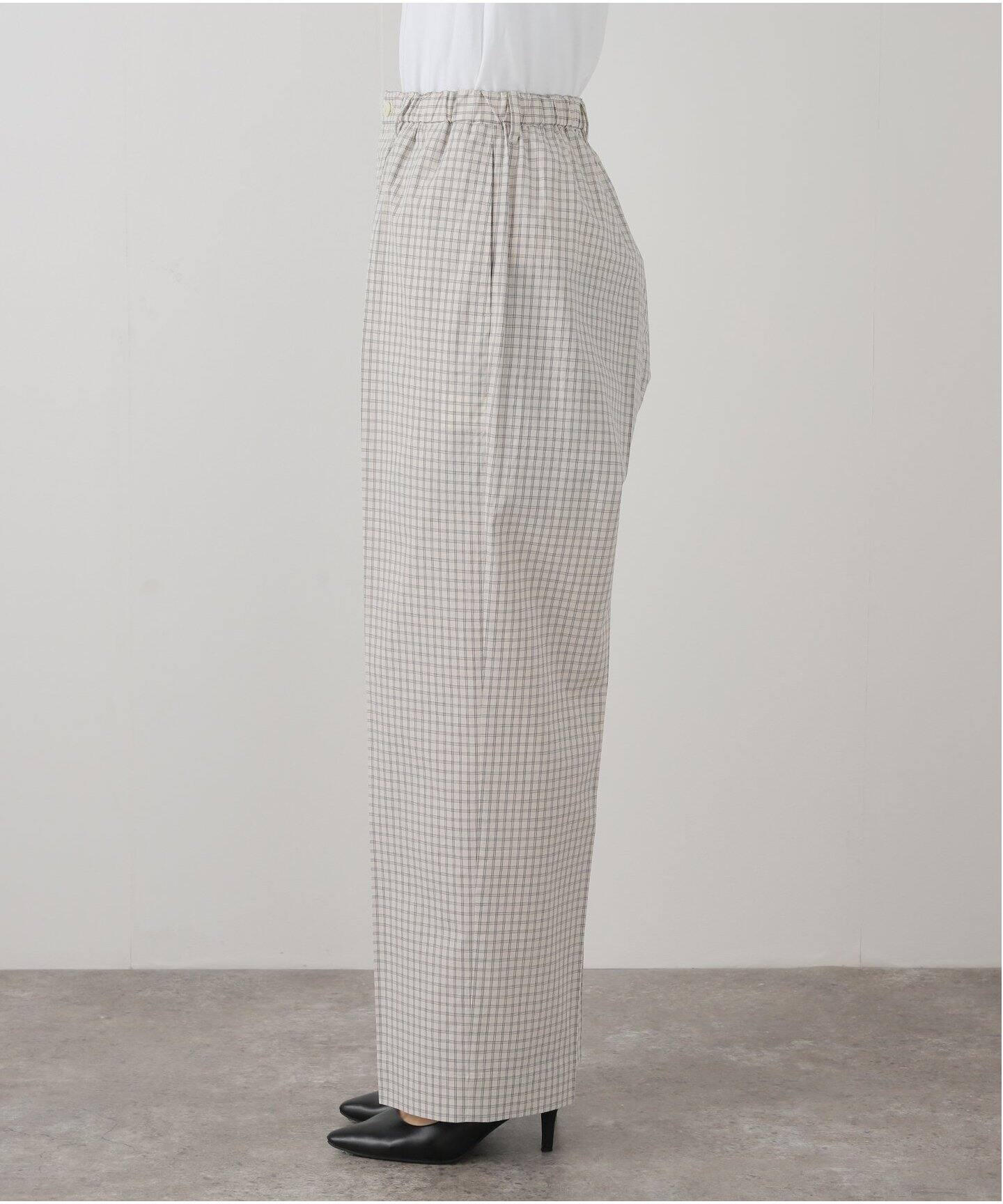 HOLIDAY/ホリデイ】CHECK DRAWSTRING SHIRT PT 25102004（スラックス