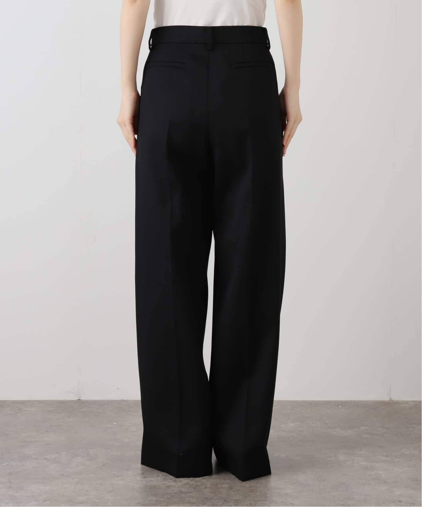 その他ブランド / ISDA&Co/スラックスパンツ/--/コットン/SLV KANAKO SAKAI /カナコ サカイ】 WOOL WIDE TROUSERS（スラックス
