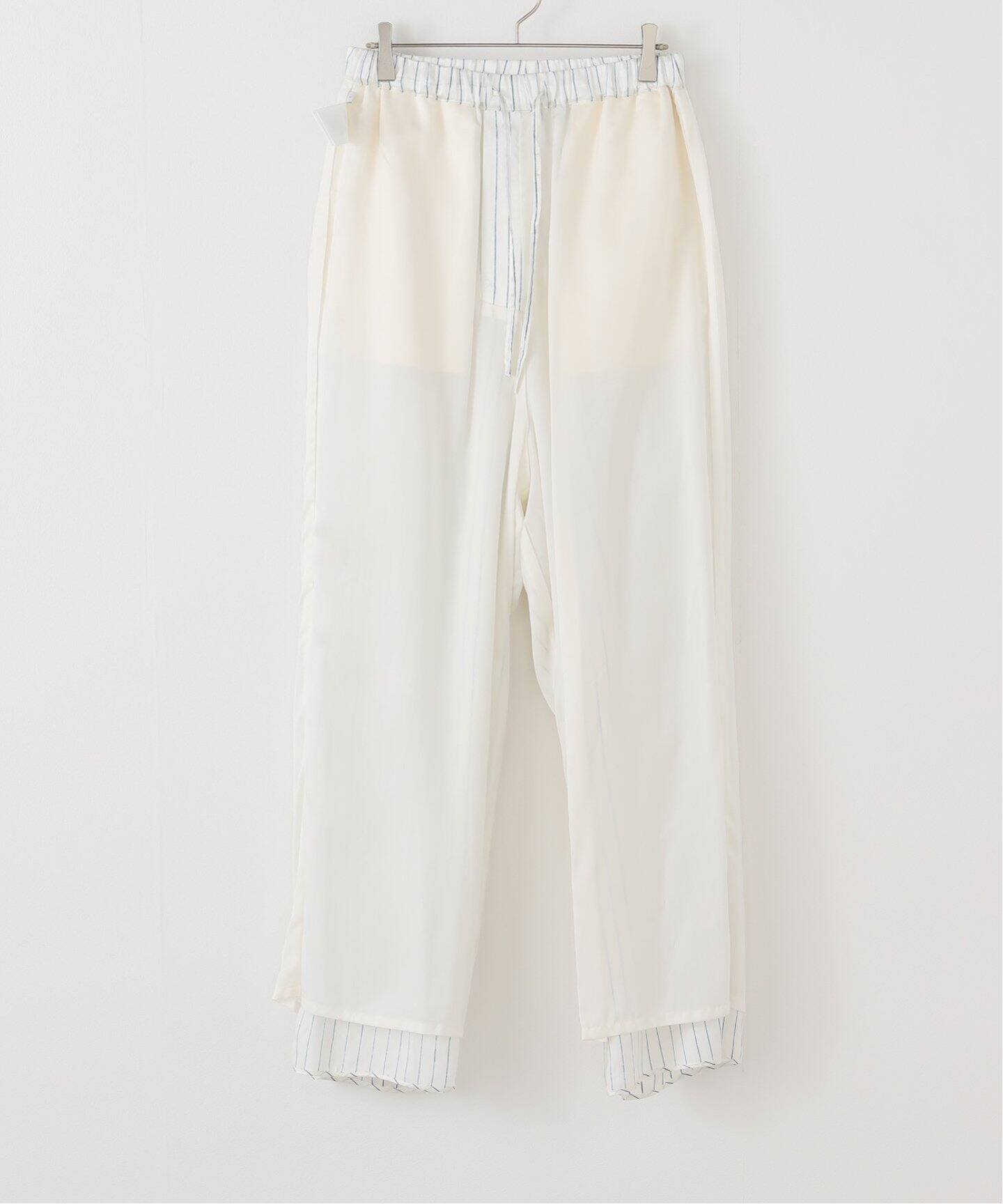 seeall シーオール シルクパンツ 中古・古着通販】SEEALL (シーオール) シルクオーガンジーワイド