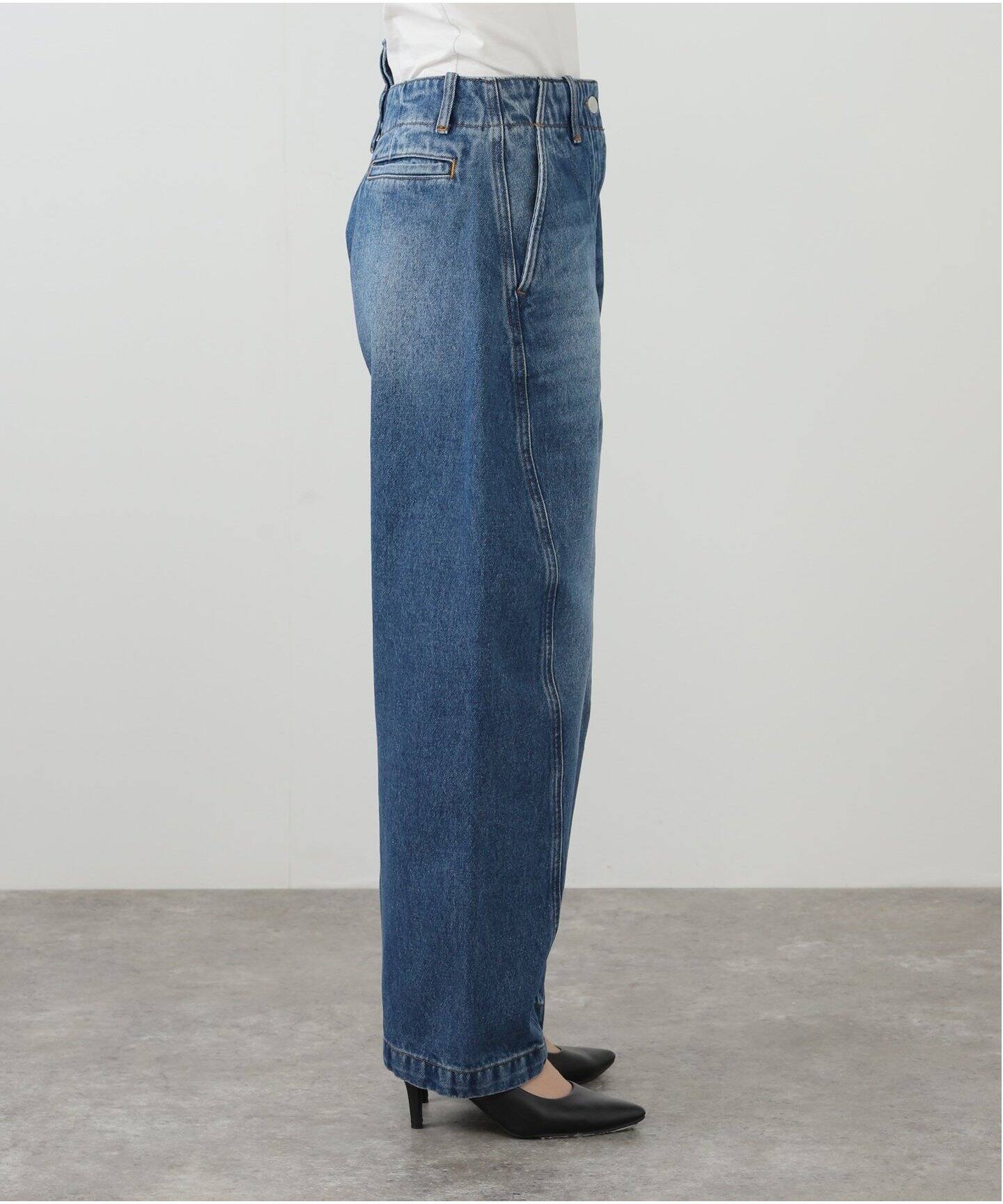 STUDIO NICHOLSON/スタジオ ニコルソン】 DENIM ROUNDED LEG TEIST 