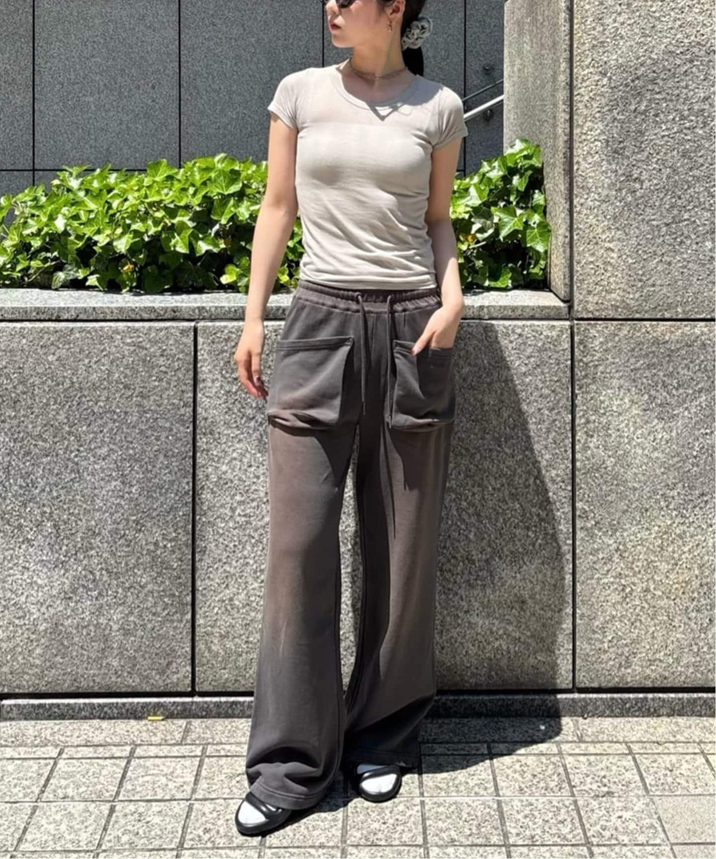 ポケットデザイン スウェットパンツ（スウェットパンツ