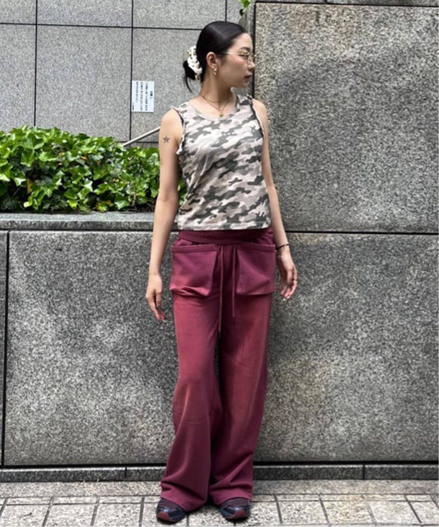 ポケットデザイン スウェットパンツ（スウェットパンツ