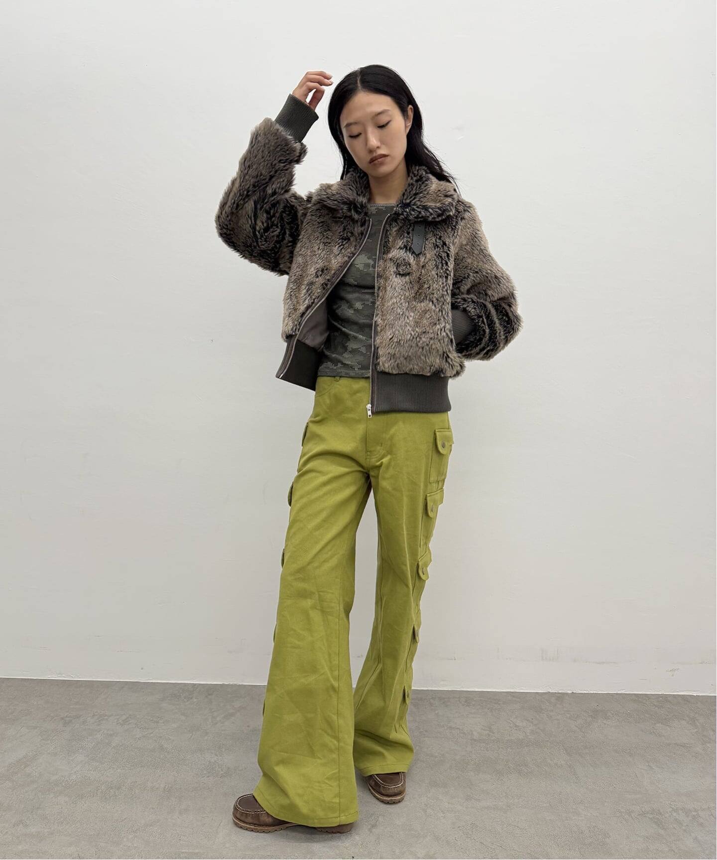 ポケットデザインパンツ　オリエンスジャーナルスタンダード　グリーン ポケットデザインパンツ（その他パンツ）｜Oriens JOURNAL STANDARD