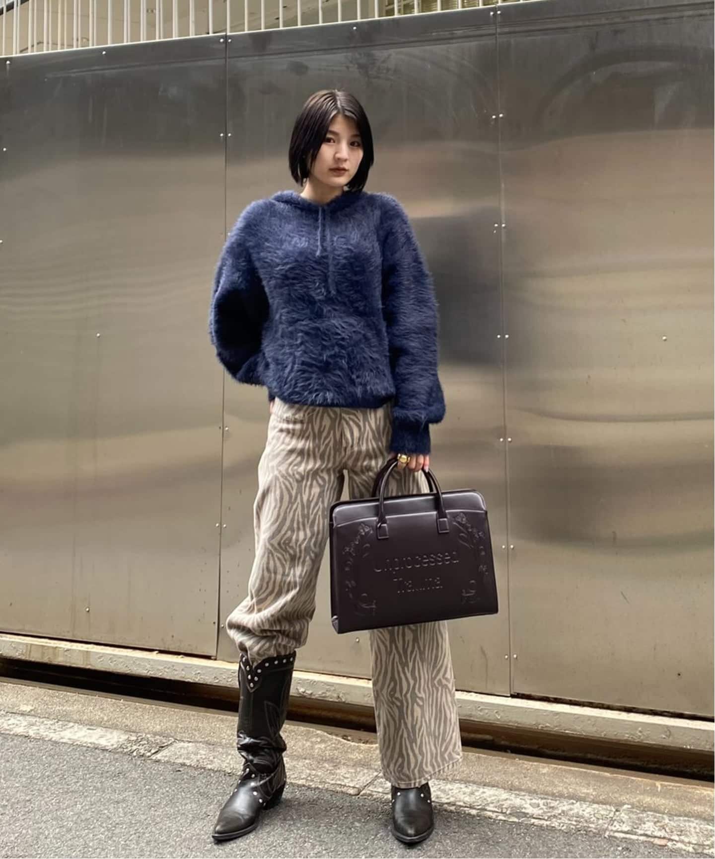 ベルトデザインゼブラパンツ（その他パンツ）｜Oriens JOURNAL