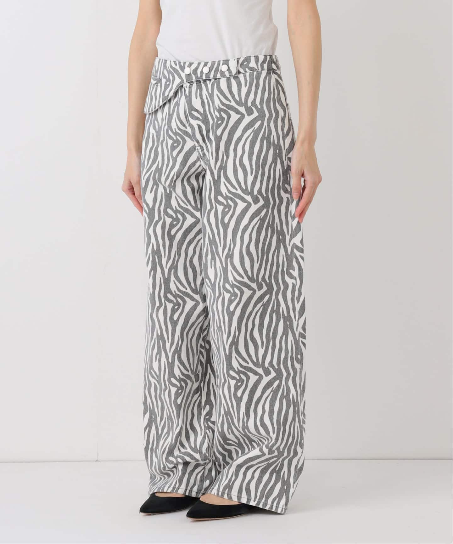 ベルトデザインゼブラパンツ（その他パンツ）｜Oriens JOURNAL