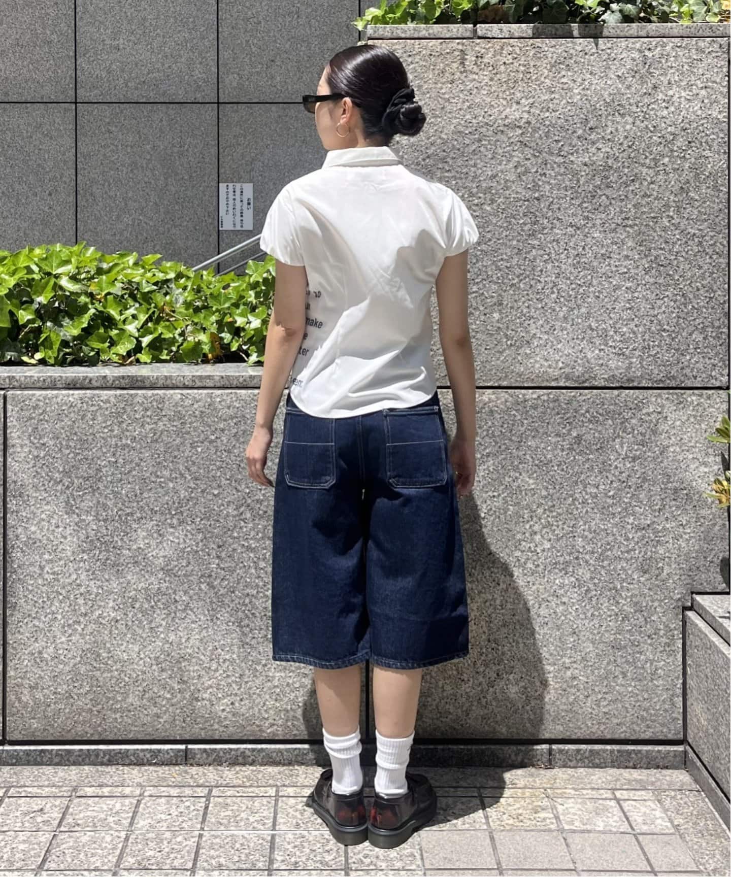 GIUNON スタンダードハーフデニムパンツ standard half denim pants / スタンダードハーフデニムパンツ