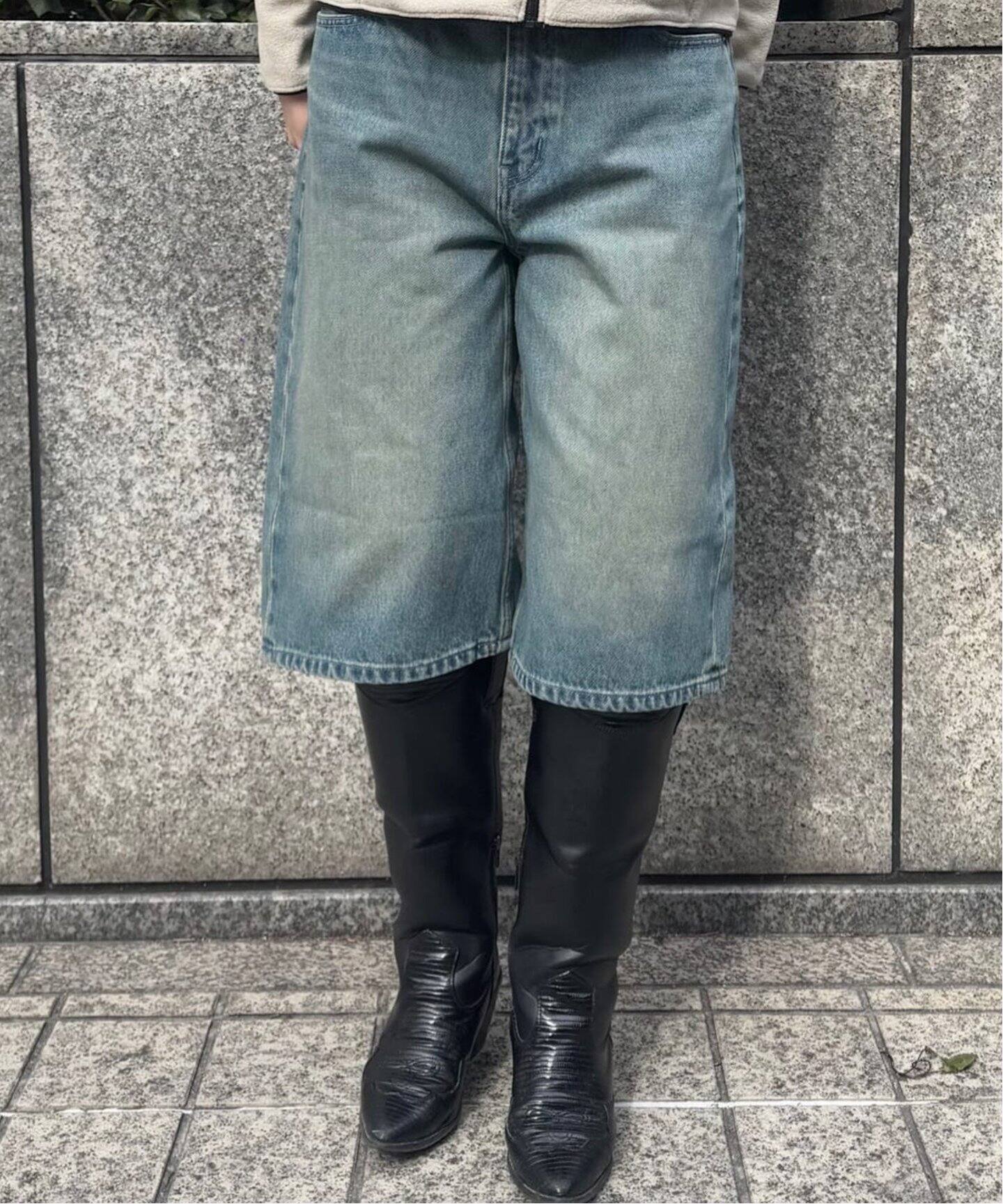 order ルーズデニム ハーフパンツ ヴィンテージ ショーツ 新品 XL order【オーダー】loose denim half pants vintage 