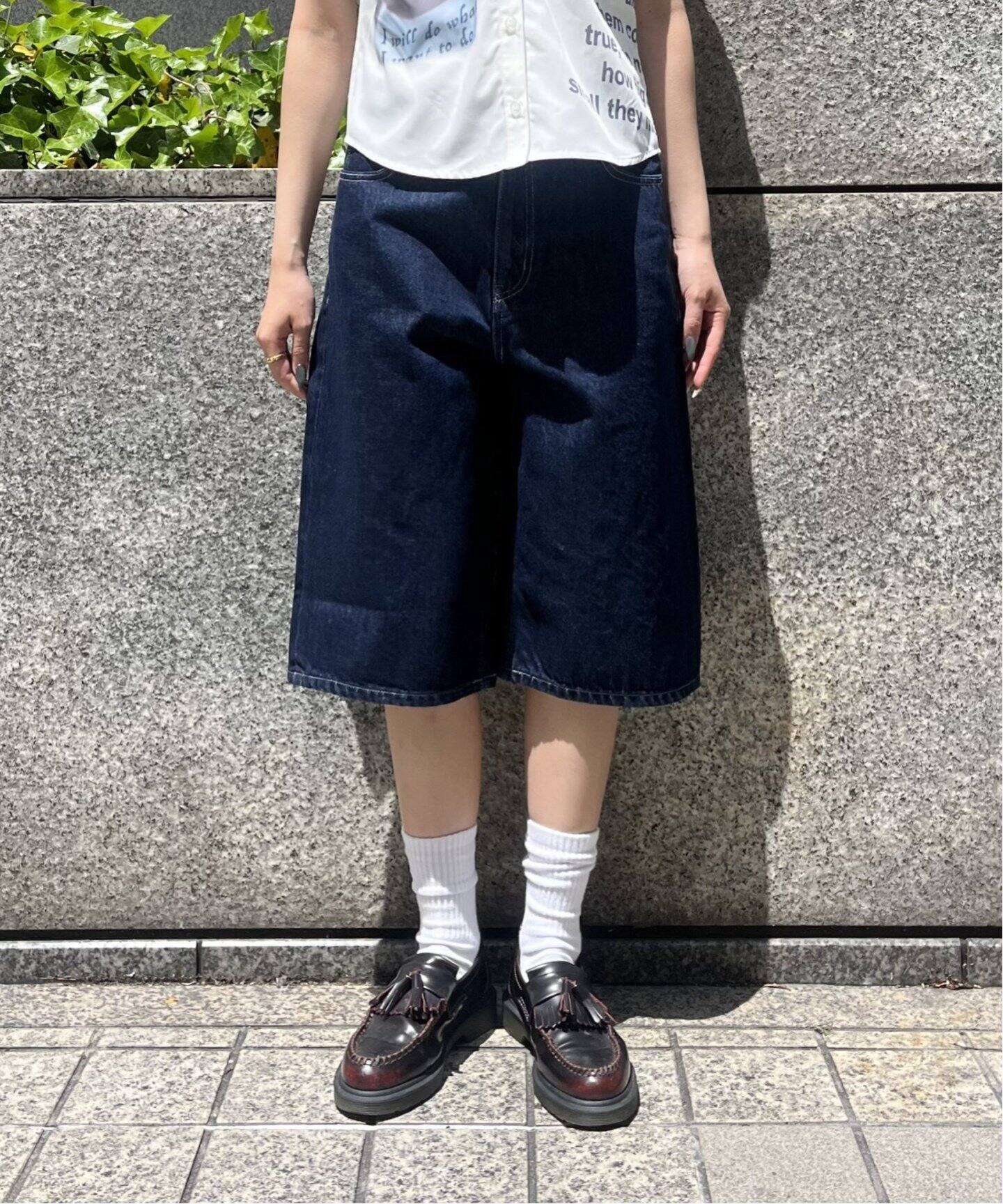 ルーズデニムハーフパンツ（ショート・ハーフパンツ）｜Oriens JOURNAL 
