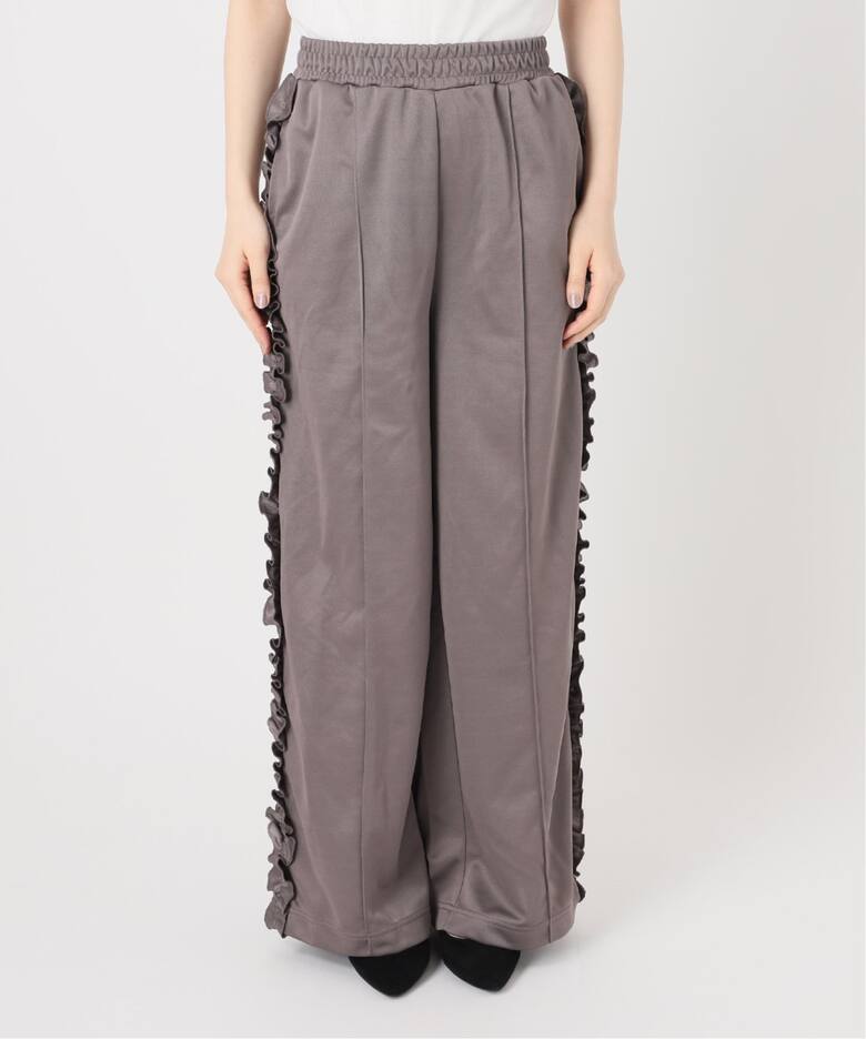 COMMEdesGARCONSCOMMEdesGARCONS】AD2015 サイドフリルジャージパンツ  