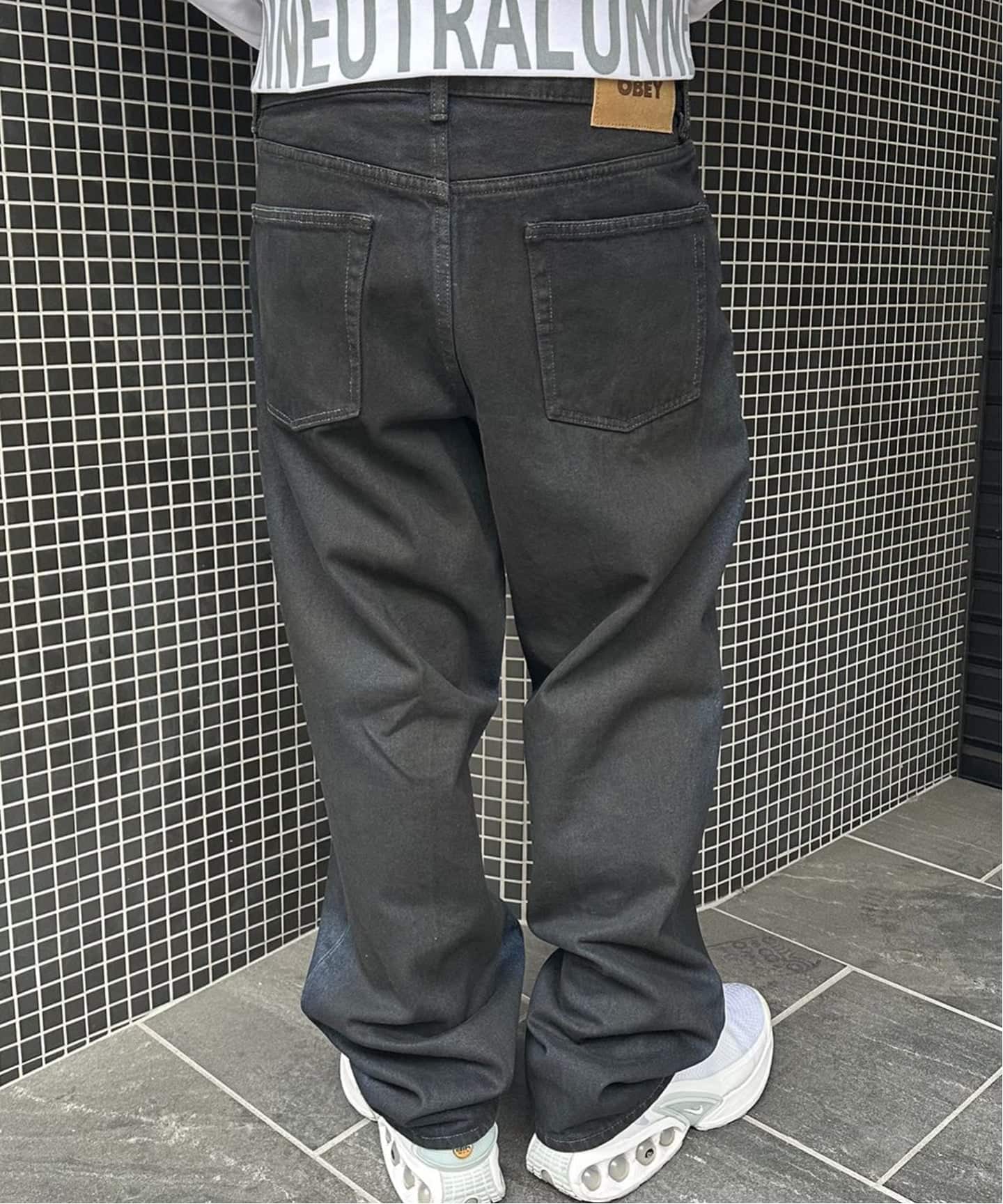 OBEY / オベイ】CLASSIC BAGGY SPRAY DENIM 142010113（デニムパンツ