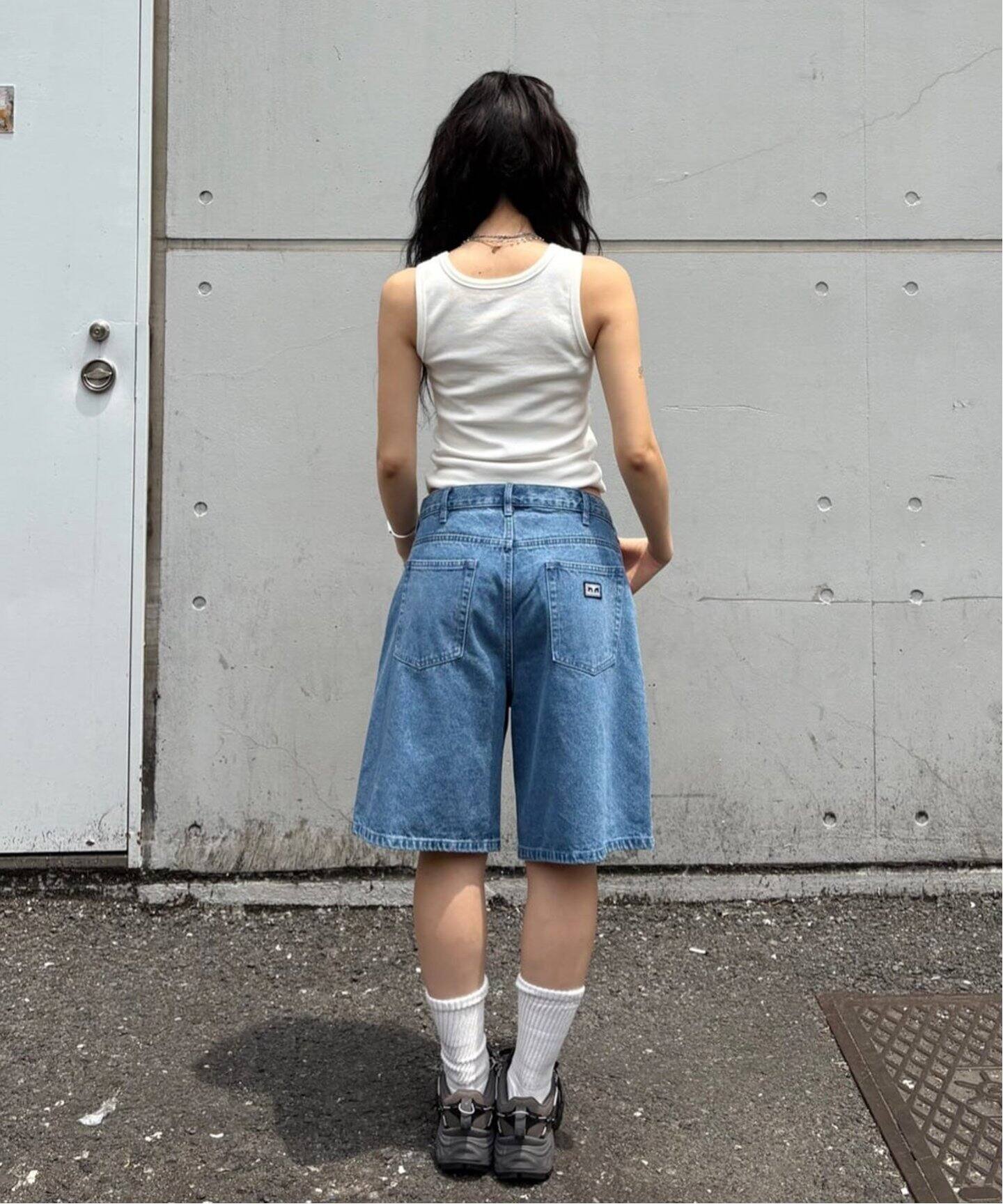 人参オイシー！！！ページ HIGH BAGGY ショートジーンズ ライトインディゴ – リーバイス