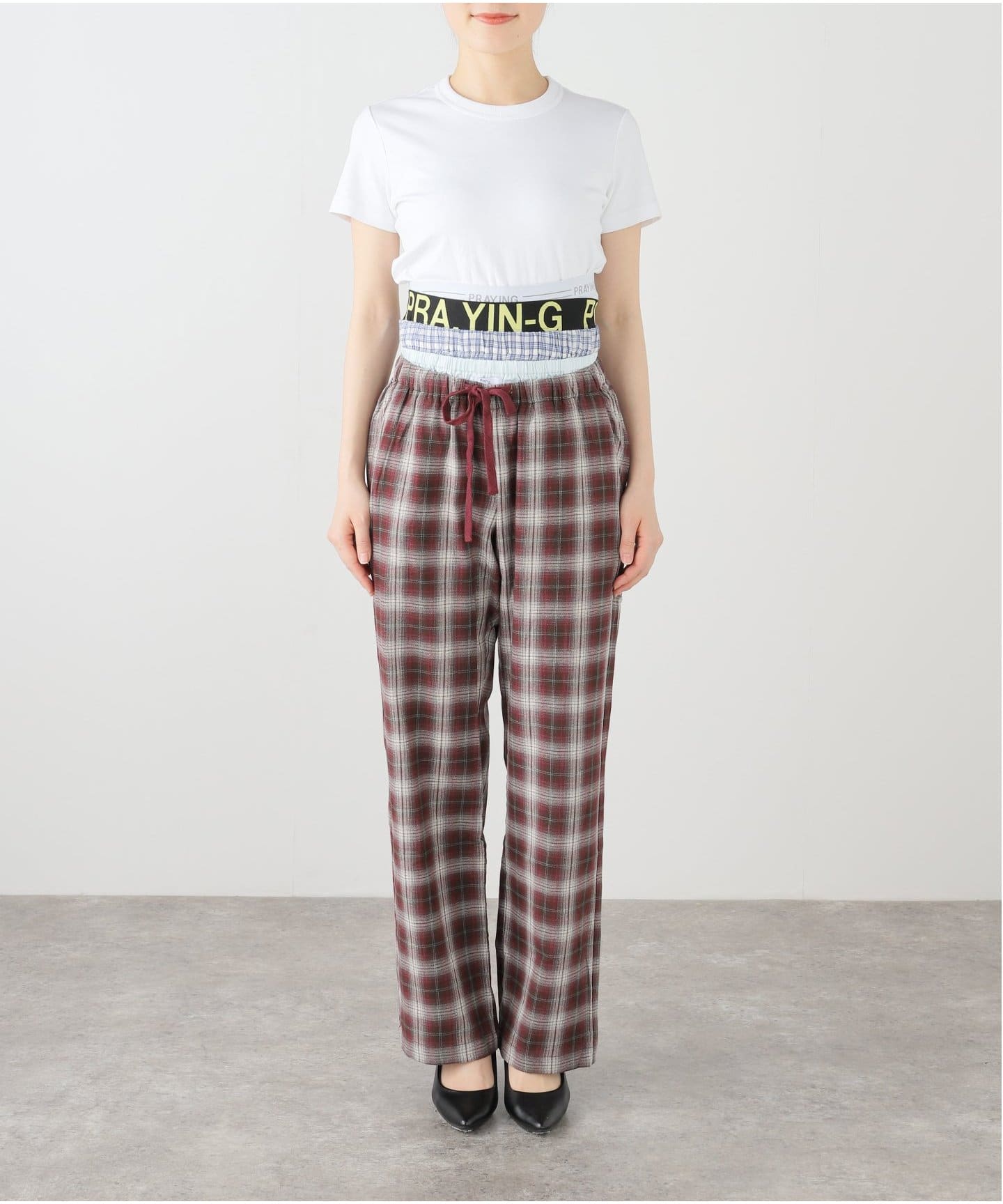 完売アイテム:Praying underwear sweats plaid