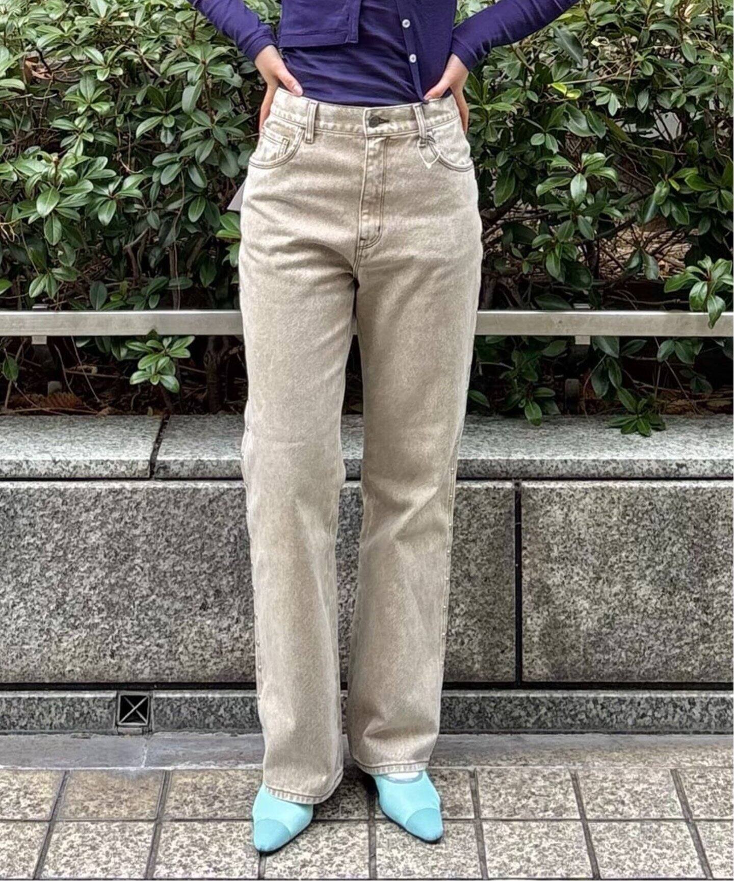 別注【Cimarron×Oriens】STUDS Denim：スタッズデニム（デニムパンツ