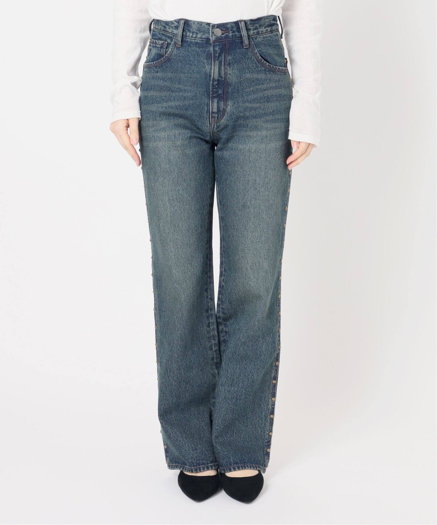 別注【Cimarron×Oriens】STUDS Denim：スタッズデニム（デニム