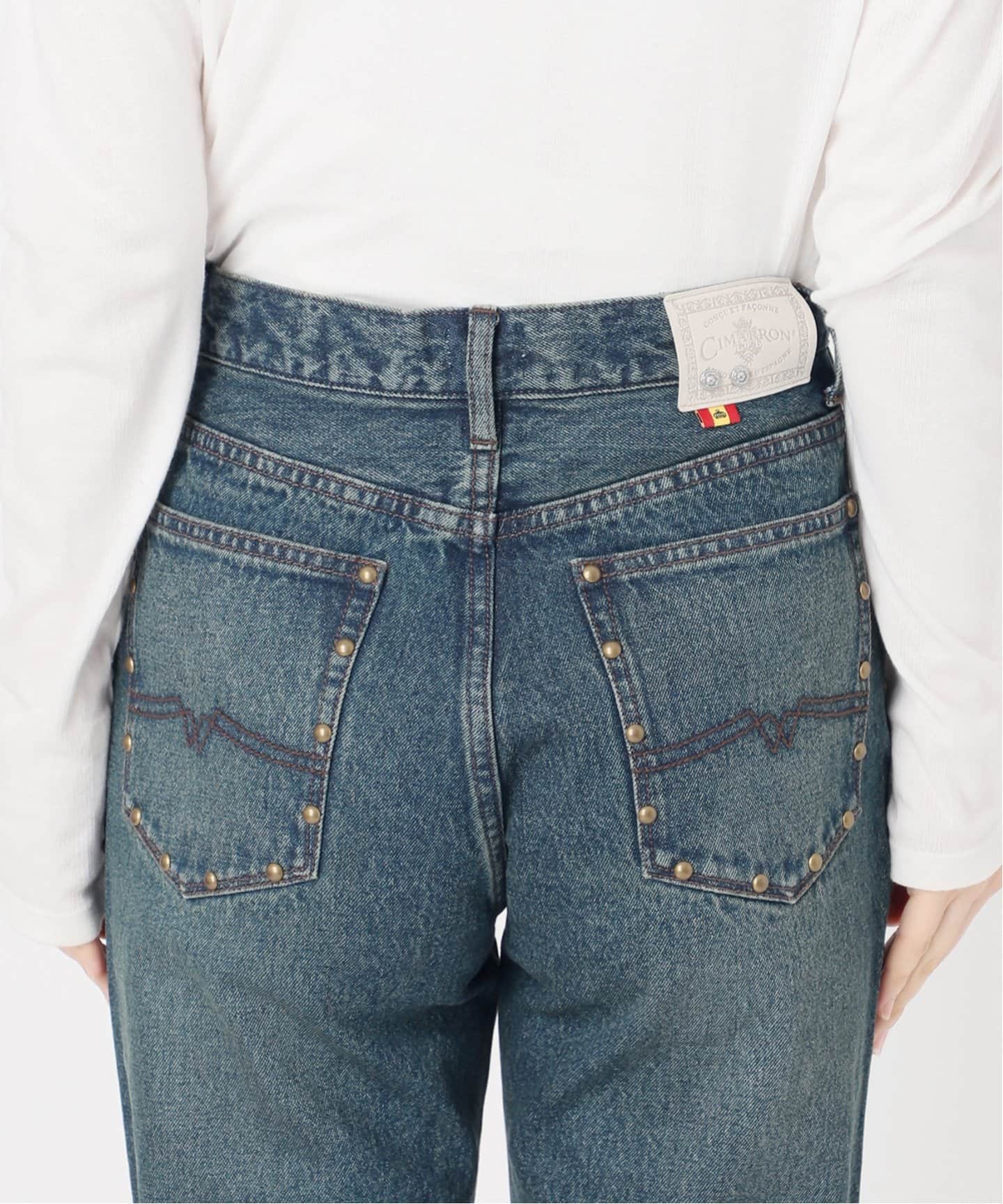 別注【Cimarron×Oriens】STUDS Denim：スタッズデニム（デニム