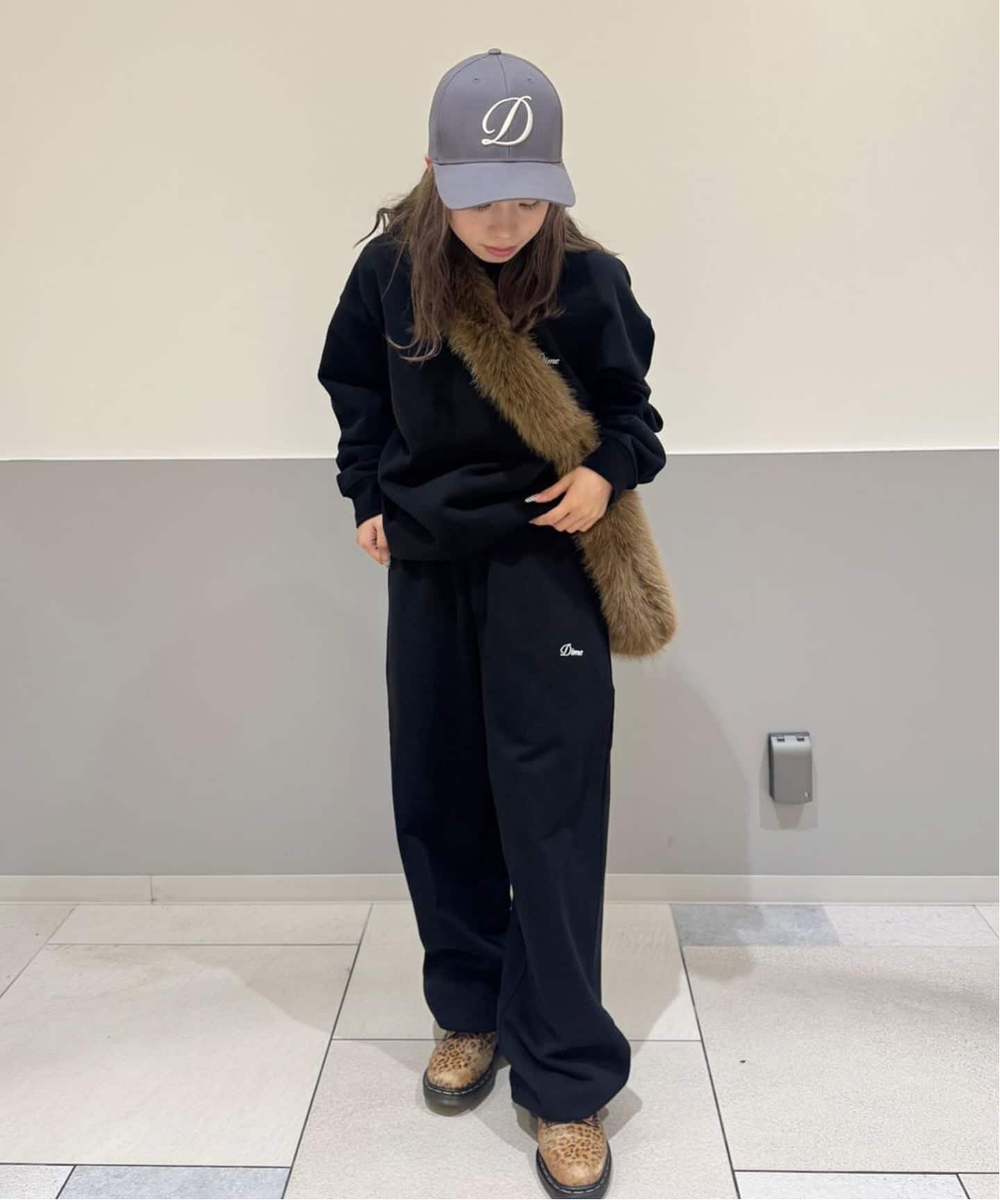 Dime/ダイム】 CURSIVE SMALL LOGO SWEATPANTS（スウェットパンツ