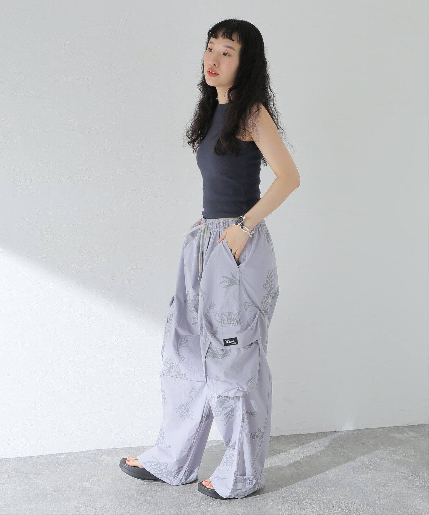 【P.A.M/パム】DEM BONES CHOW PANT P.A.M. (Perks & Mini) Dem Bones Chow Pant - Grey | THEROOM