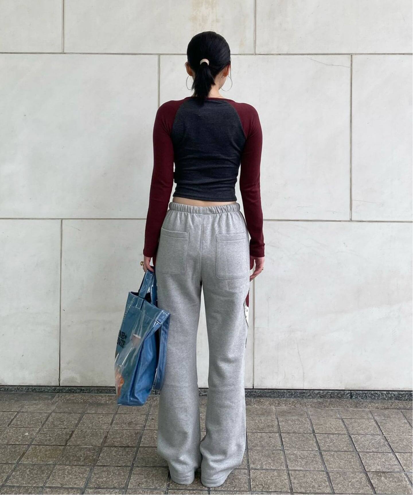 OPEN YY / オープンワイワイ】Knitted ARGYLE PATCHED LOUNGE PA