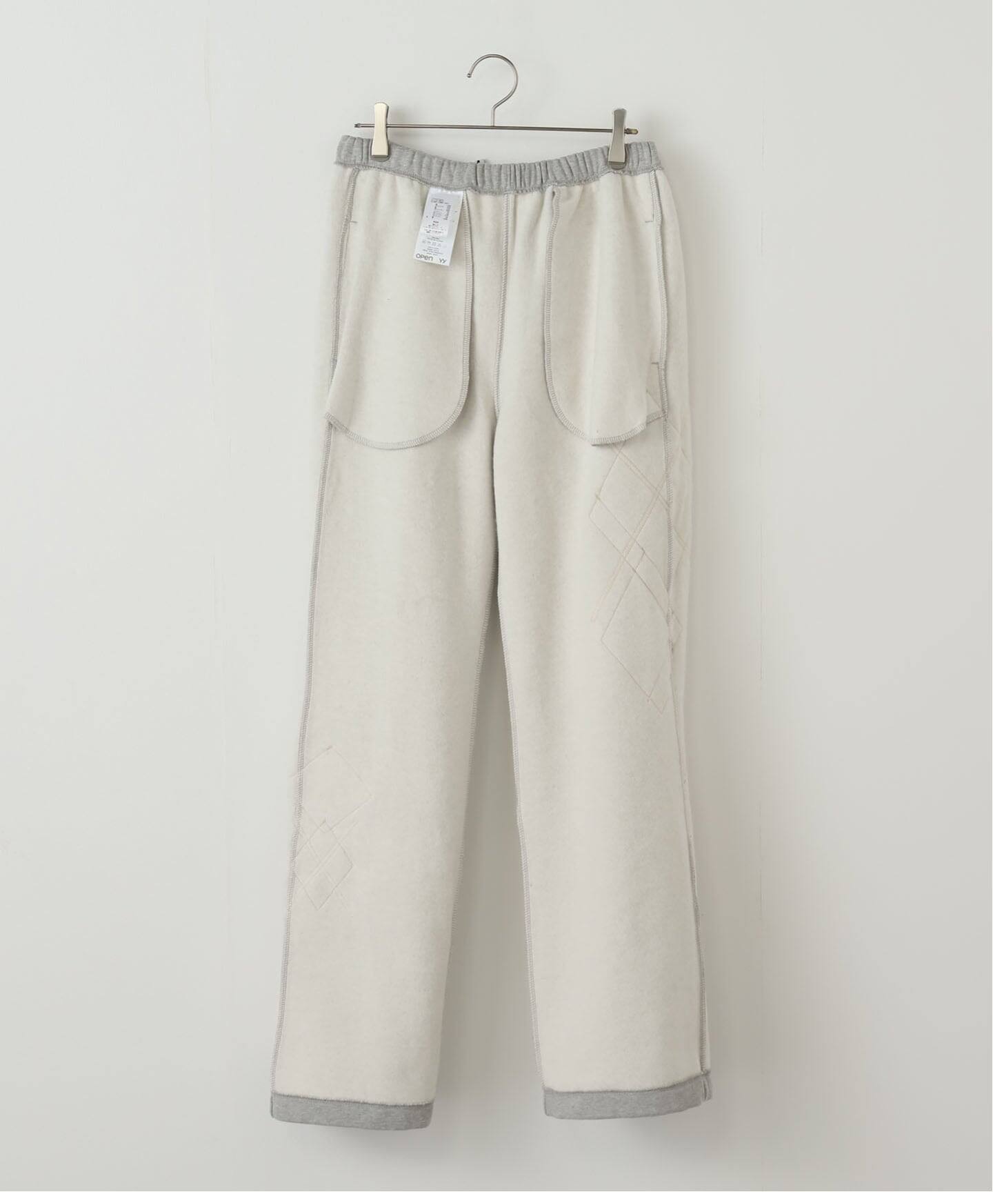 OPEN YY / オープンワイワイ】Knitted ARGYLE PATCHED LOUNGE PA