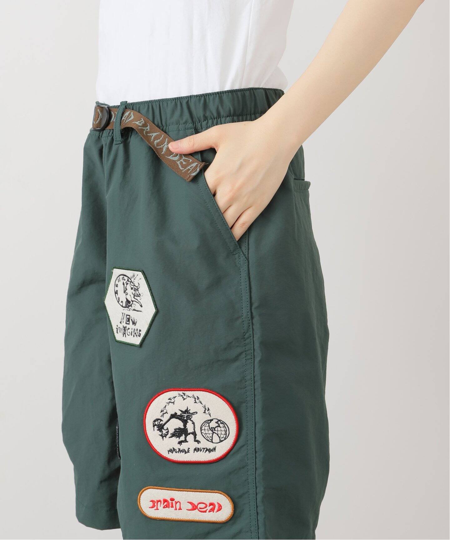 BRAIN DEAD/ブレインデッド】 NYLON BAGGY CLIMBER B23004336D225