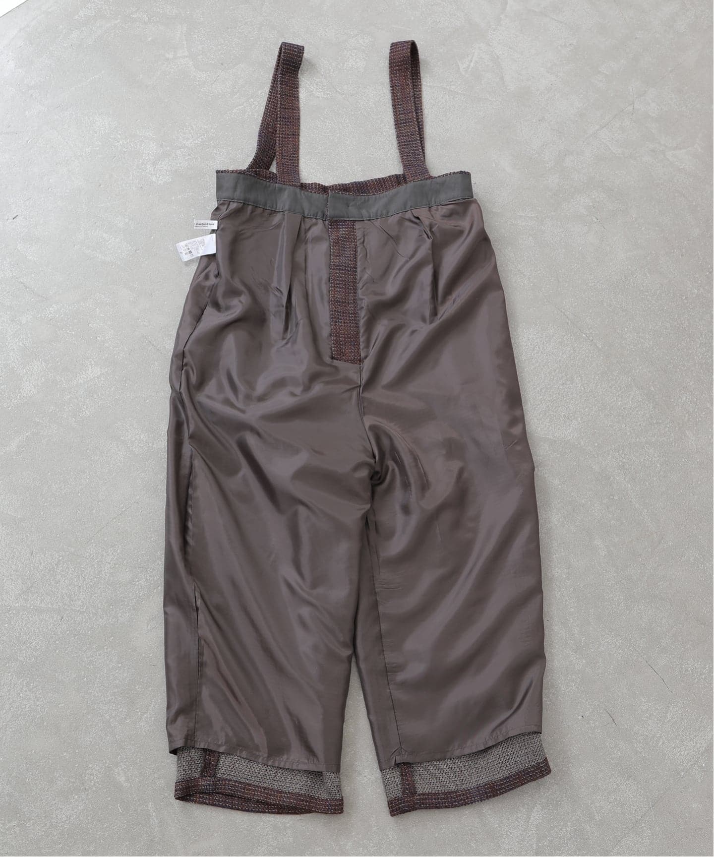 ツィード サスペンダーパンツ（サロペット／オーバーオール）｜journal