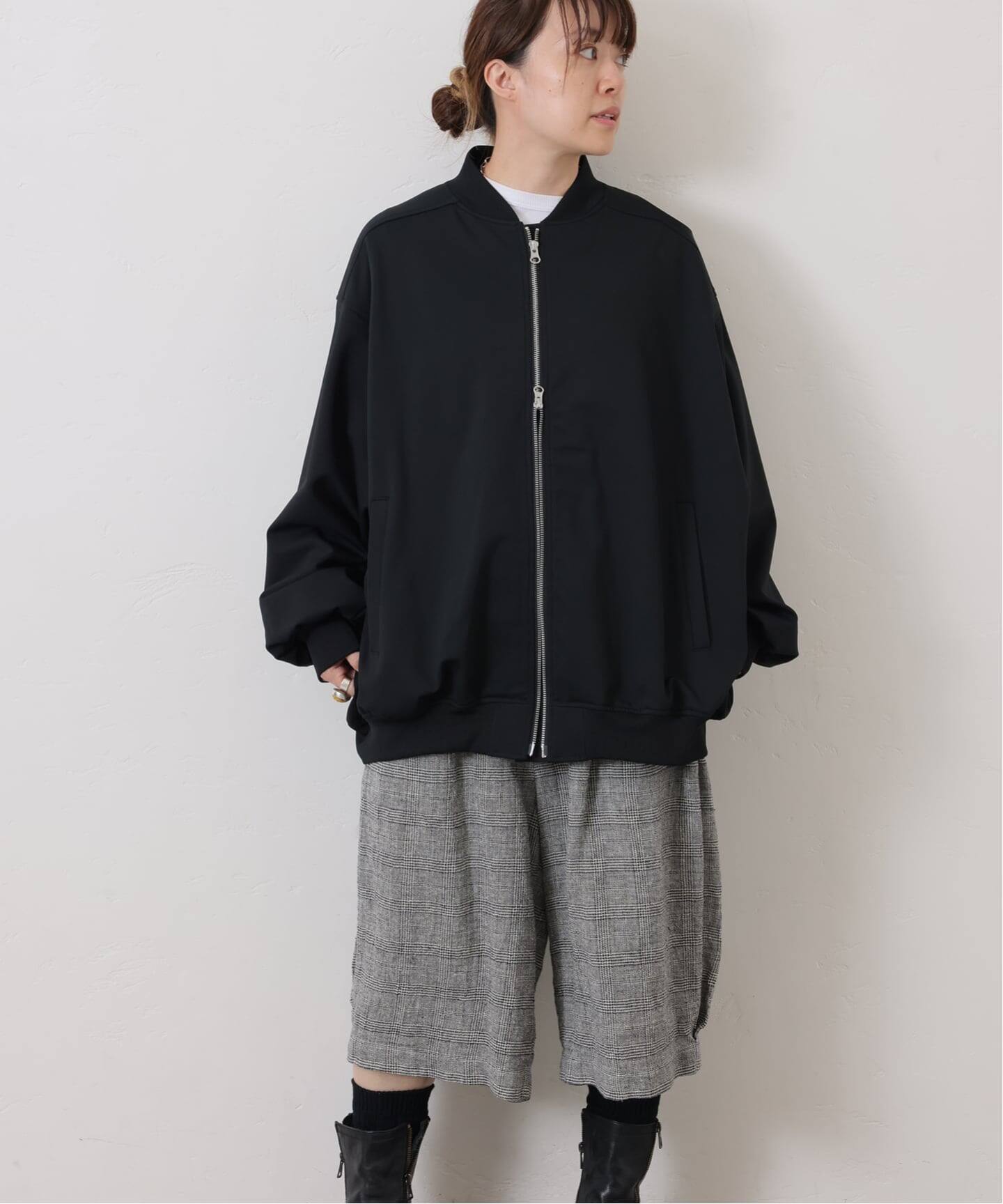 シルクMIXチェック ハーフパンツ（ショート・ハーフパンツ）｜journal 