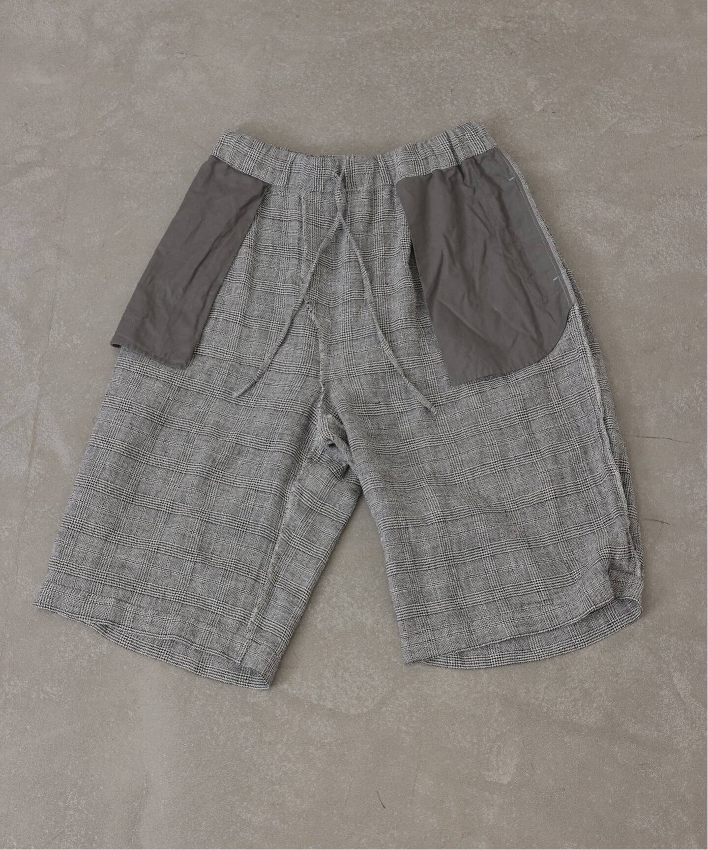 シルクMIXチェック ハーフパンツ（ショート・ハーフパンツ）｜journal