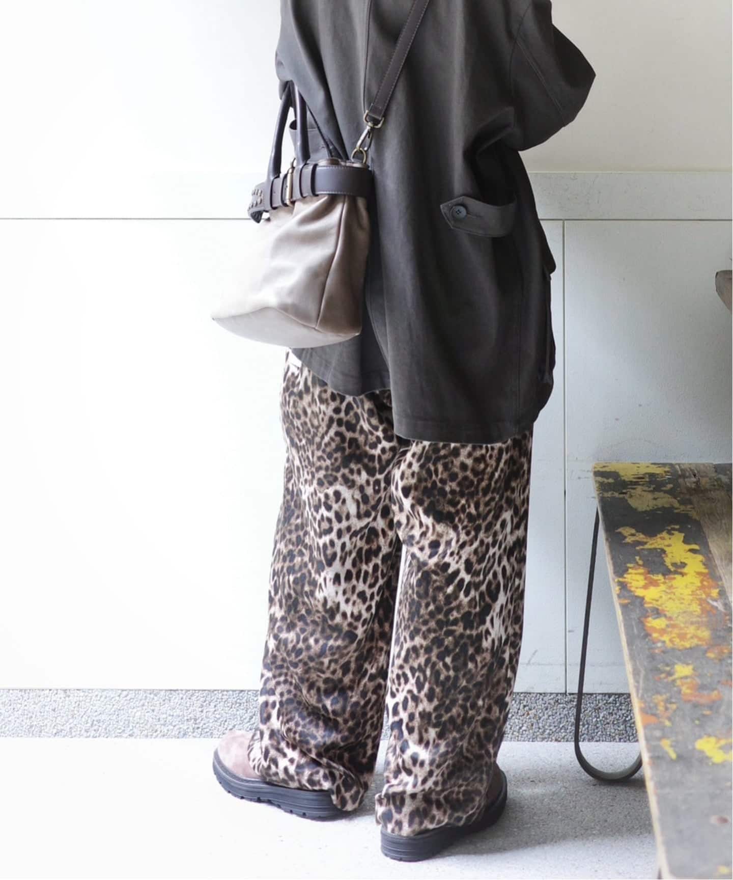 専用journal standard luxe | サテンレオパ イージーパンツ マットサテンレオパ イージーパンツ（その他パンツ）｜journal