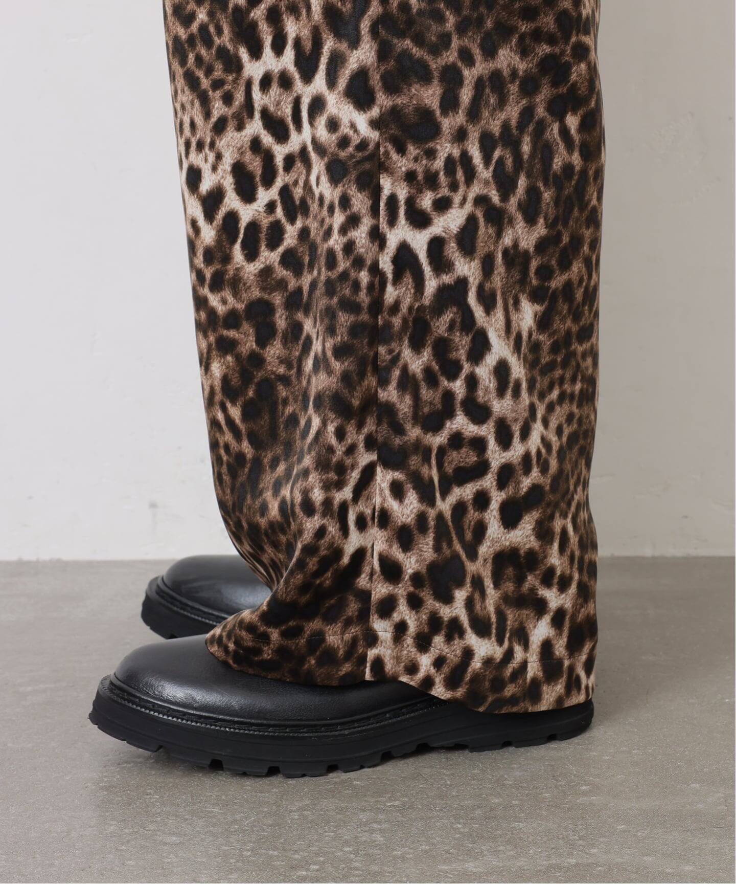 journal standard luxe♡ マットサテンレオパイージーパンツ マットサテンレオパ イージーパンツ（その他パンツ）｜journal