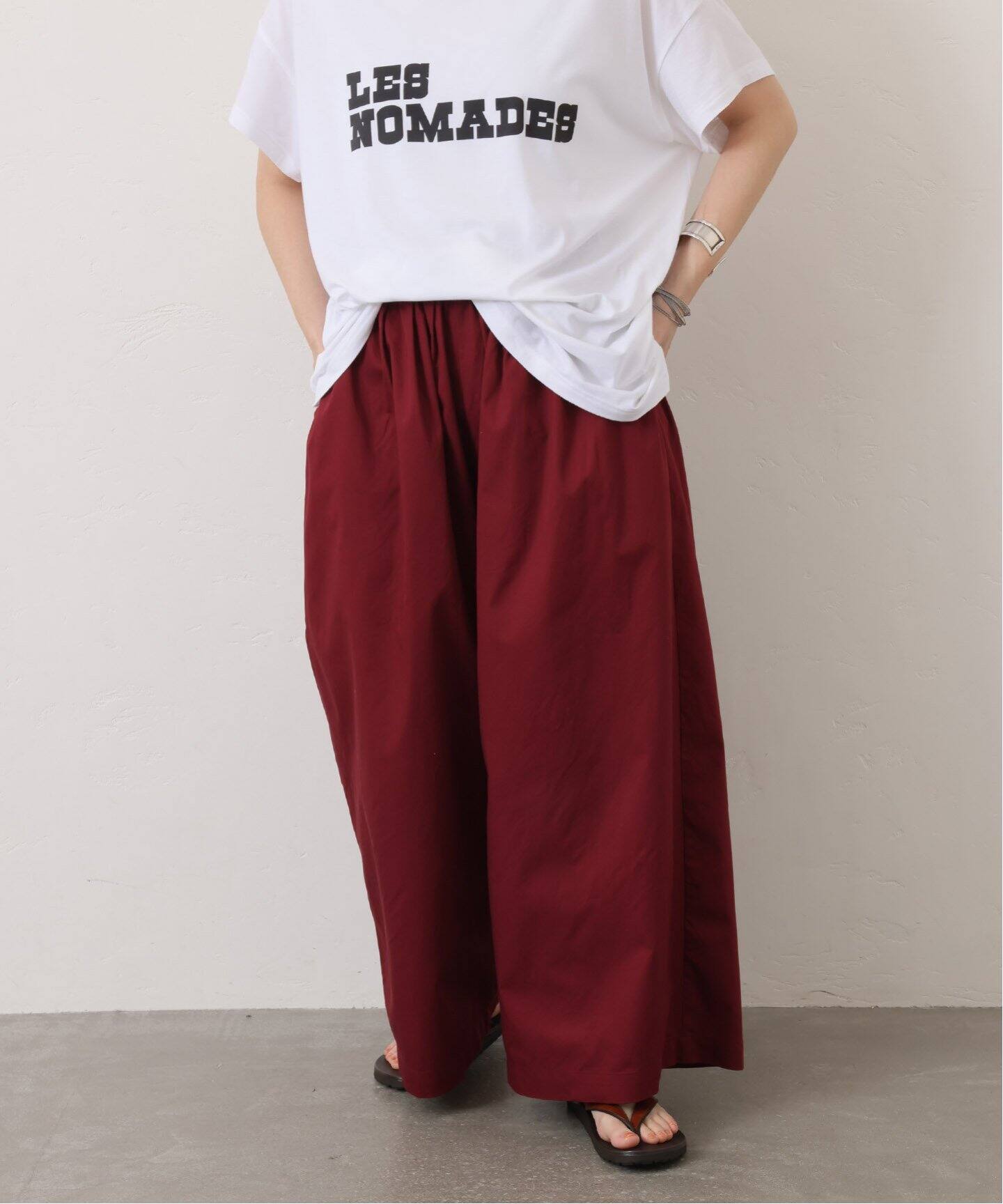 JOURNAL　STANDARD　LUXE　24/SS JOURNAL STANDARD LUXE パンツ TRツイル イージーパンツ