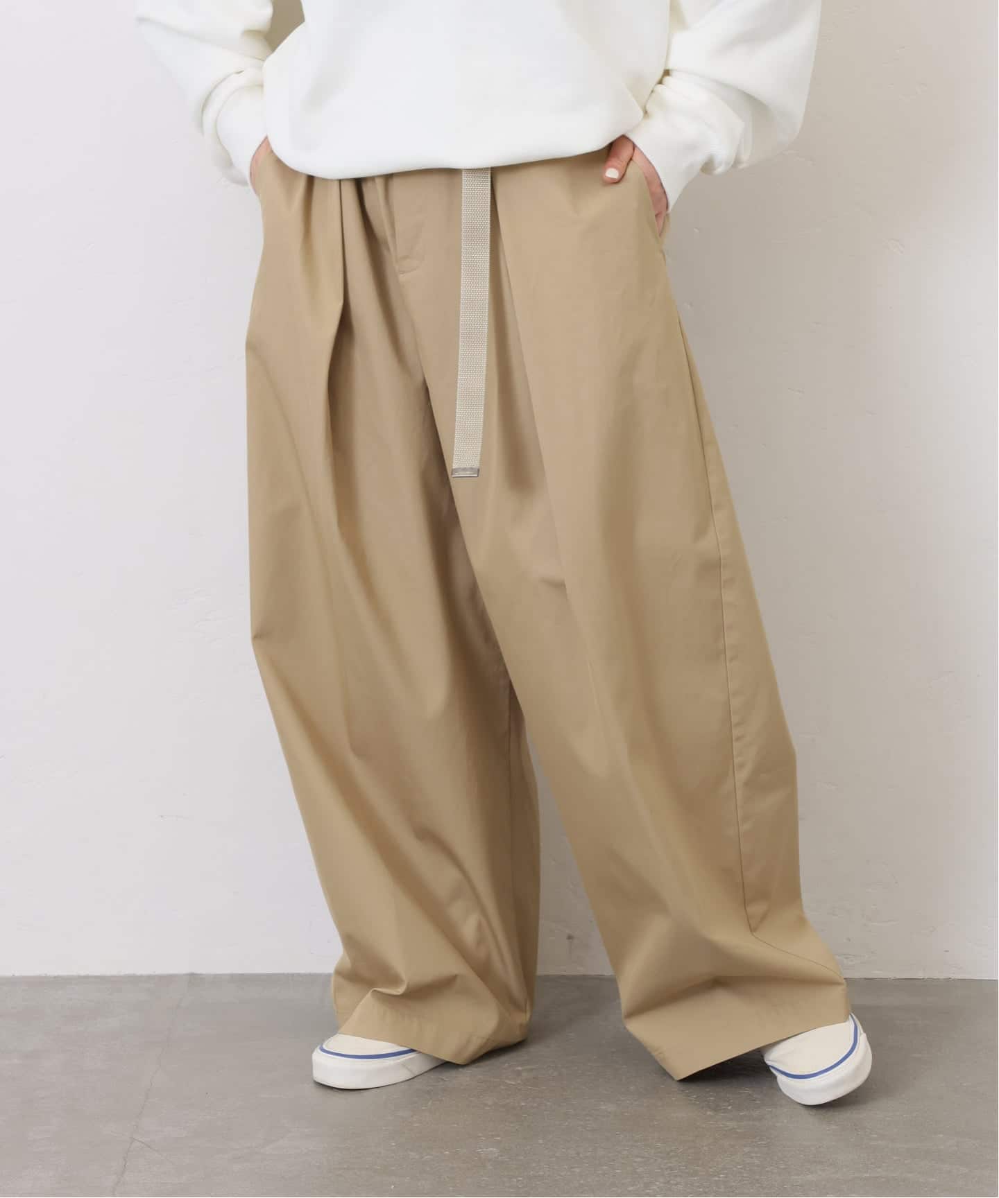 journal standard luxe サイジング タックチノパン　M SUNDAY ハンサムチノパンツ（チノパンツ）｜journal standard luxe