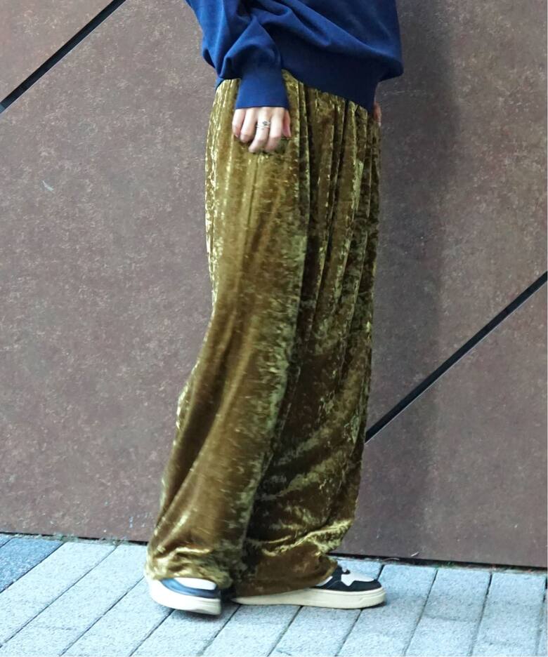 ベロア イージーパンツ（その他パンツ）｜journal standard luxe  