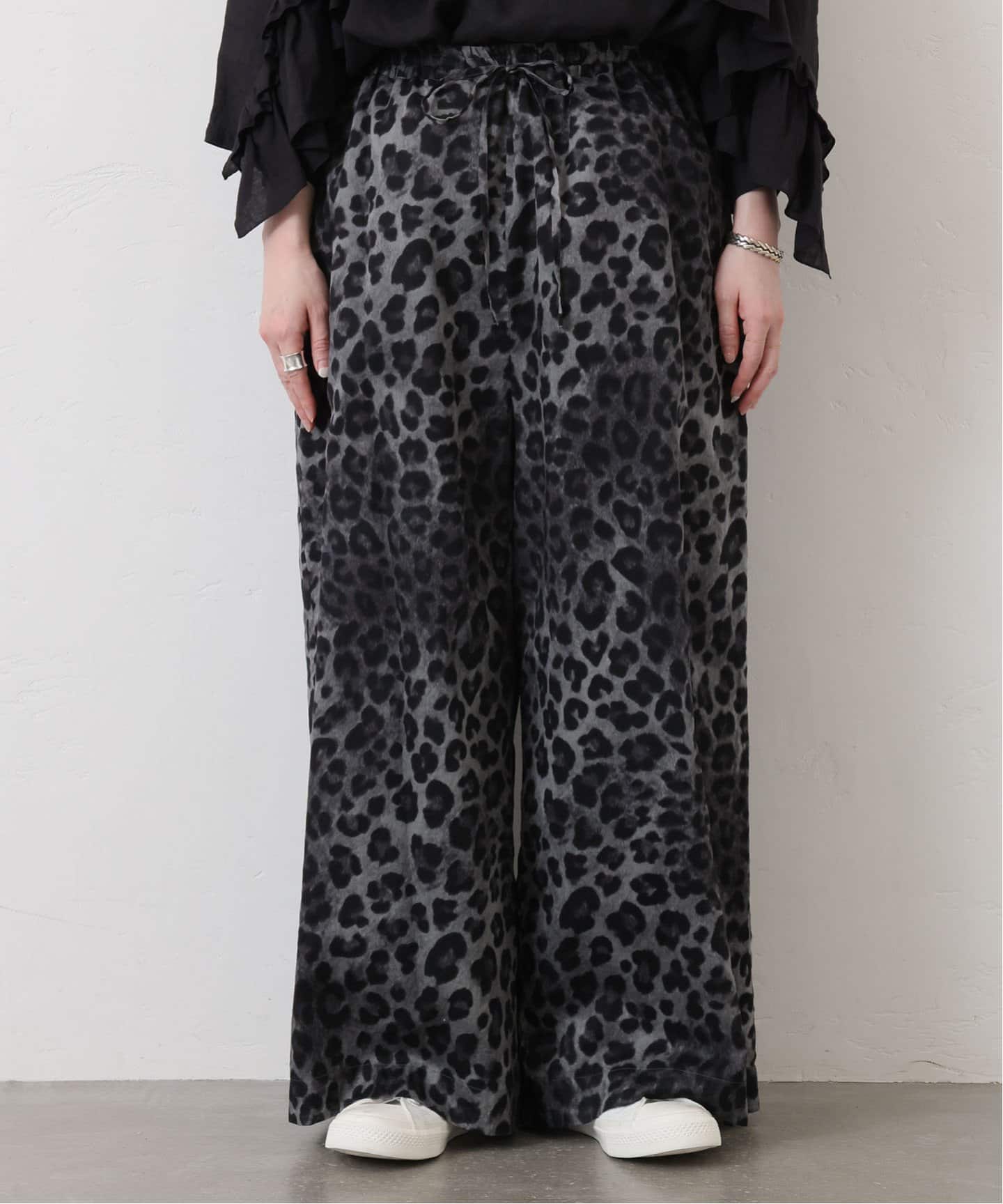 journal standard luxe ヒョウ柄 カジュアルパンツ レオパローン イージーパンツ（その他パンツ）｜journal