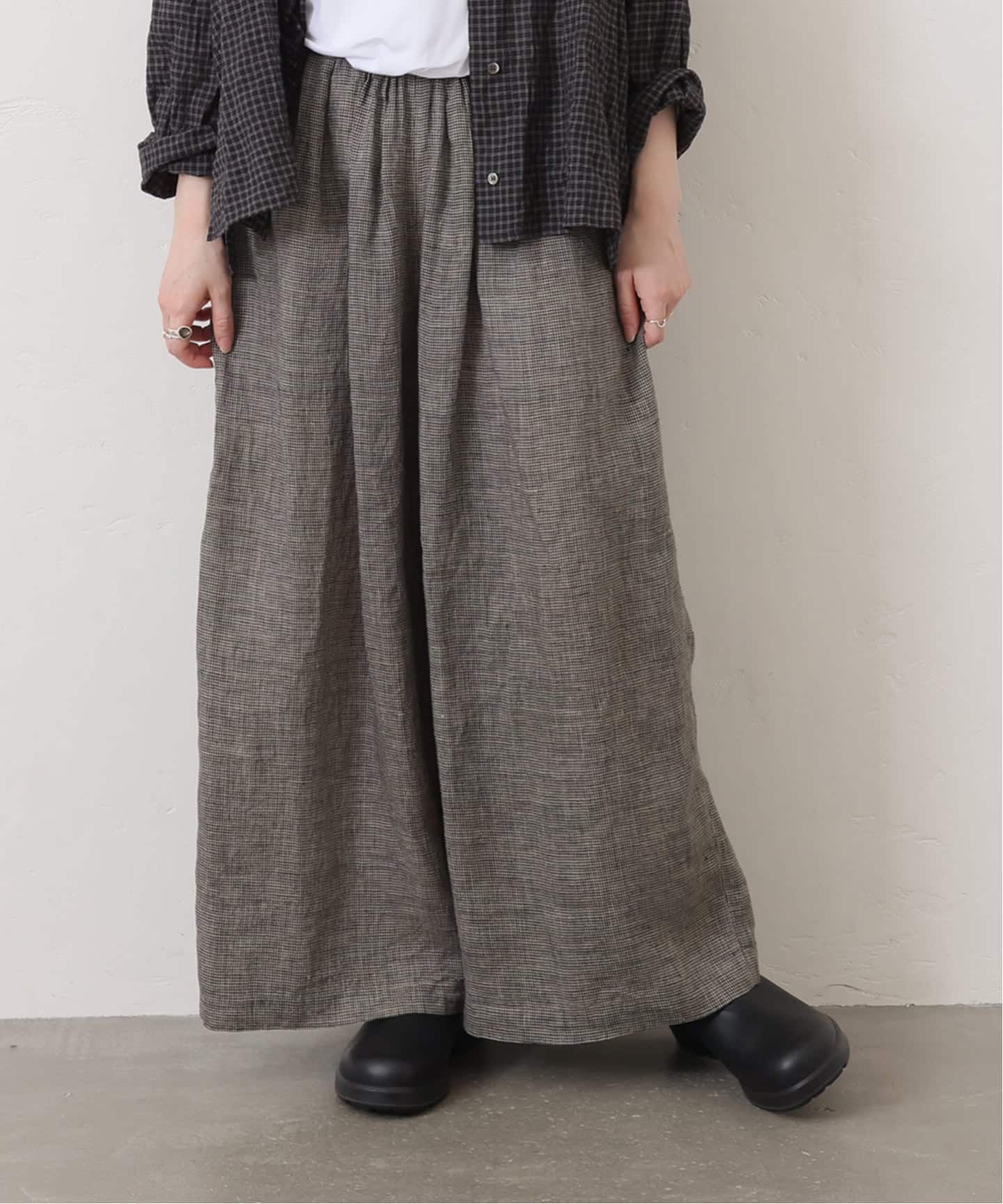 60リネンガーゼ タックパンツ（その他パンツ）｜journal standard luxe