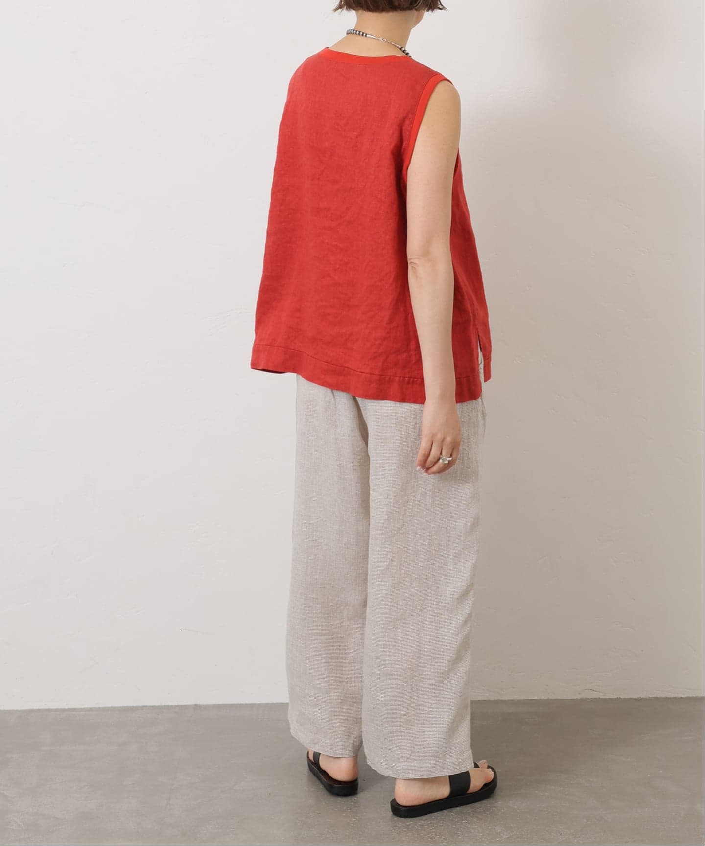 60リネンガーゼ タックパンツ（その他パンツ）｜journal standard luxe