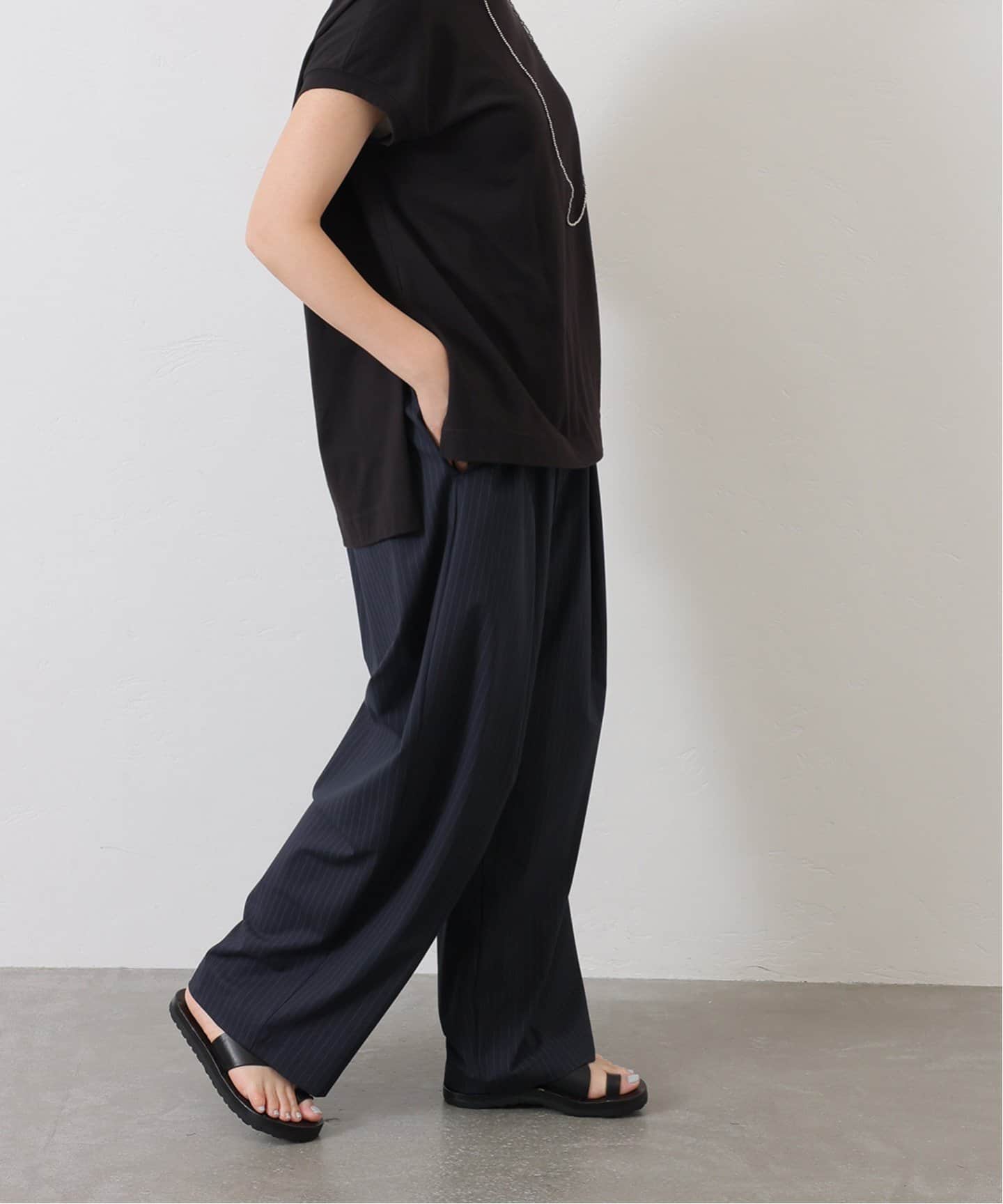 TRストレッチ 1タックパンツ（スラックス）｜journal standard