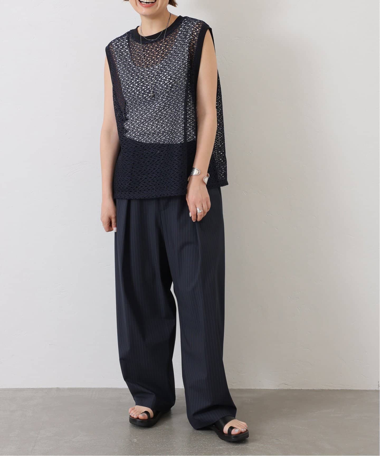 TRストレッチ 1タックパンツ（スラックス）｜journal standard