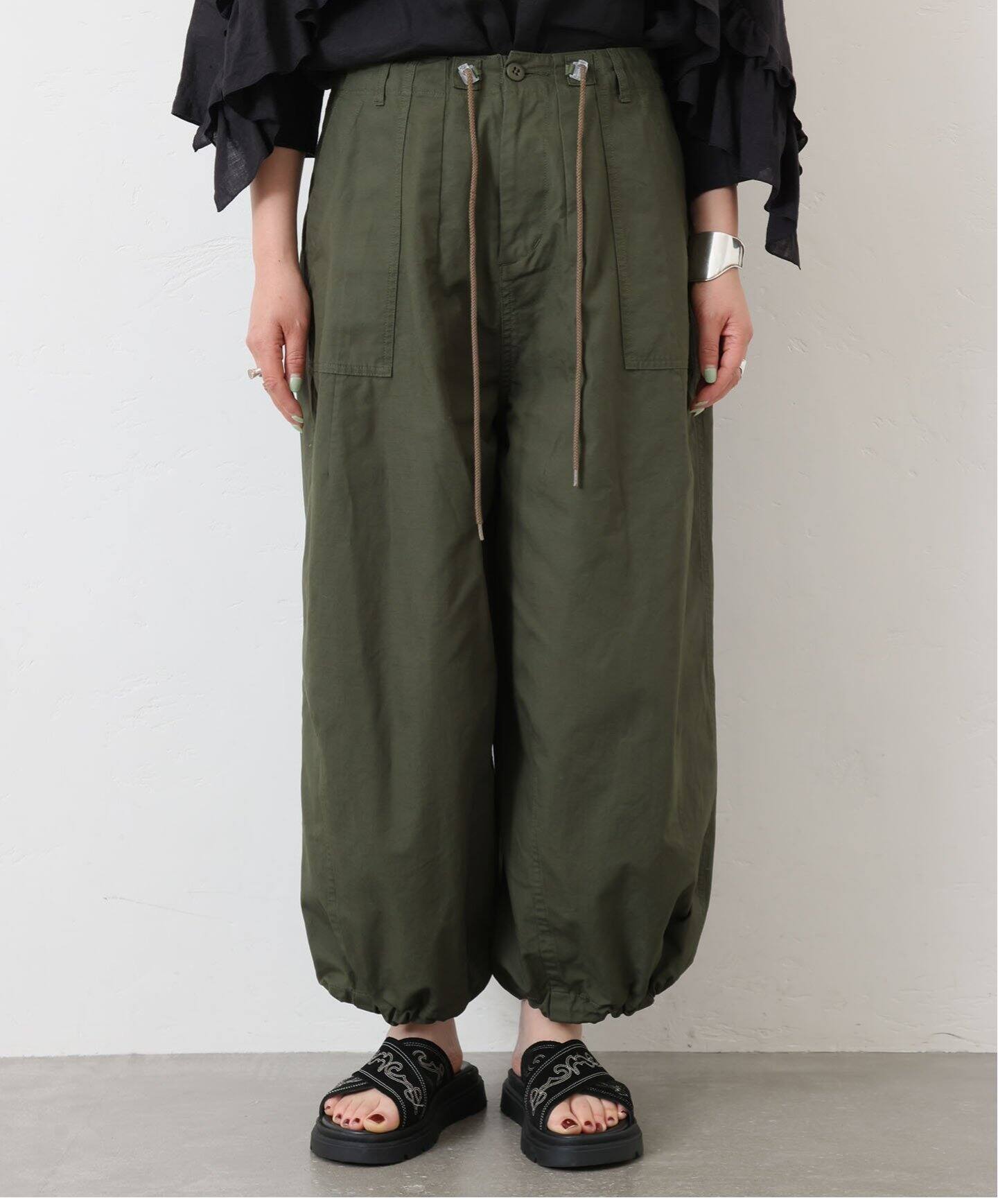 美品 LUXE ジャーナルスタンダード リップストップ ベイカーパンツ リップストップ ベイカーパンツ（その他パンツ）｜journal