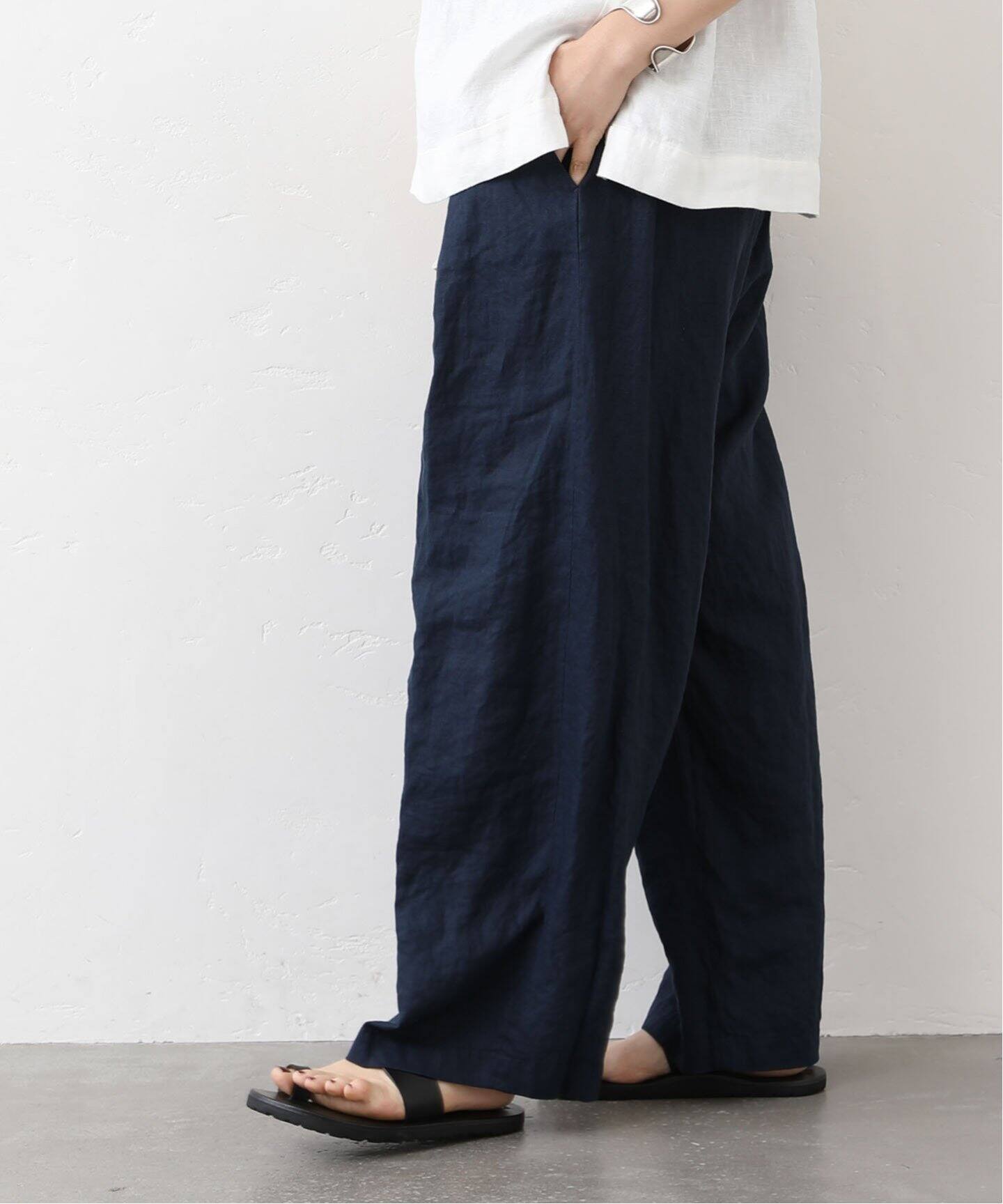 リネン タックパンツ（その他パンツ）｜journal standard luxe