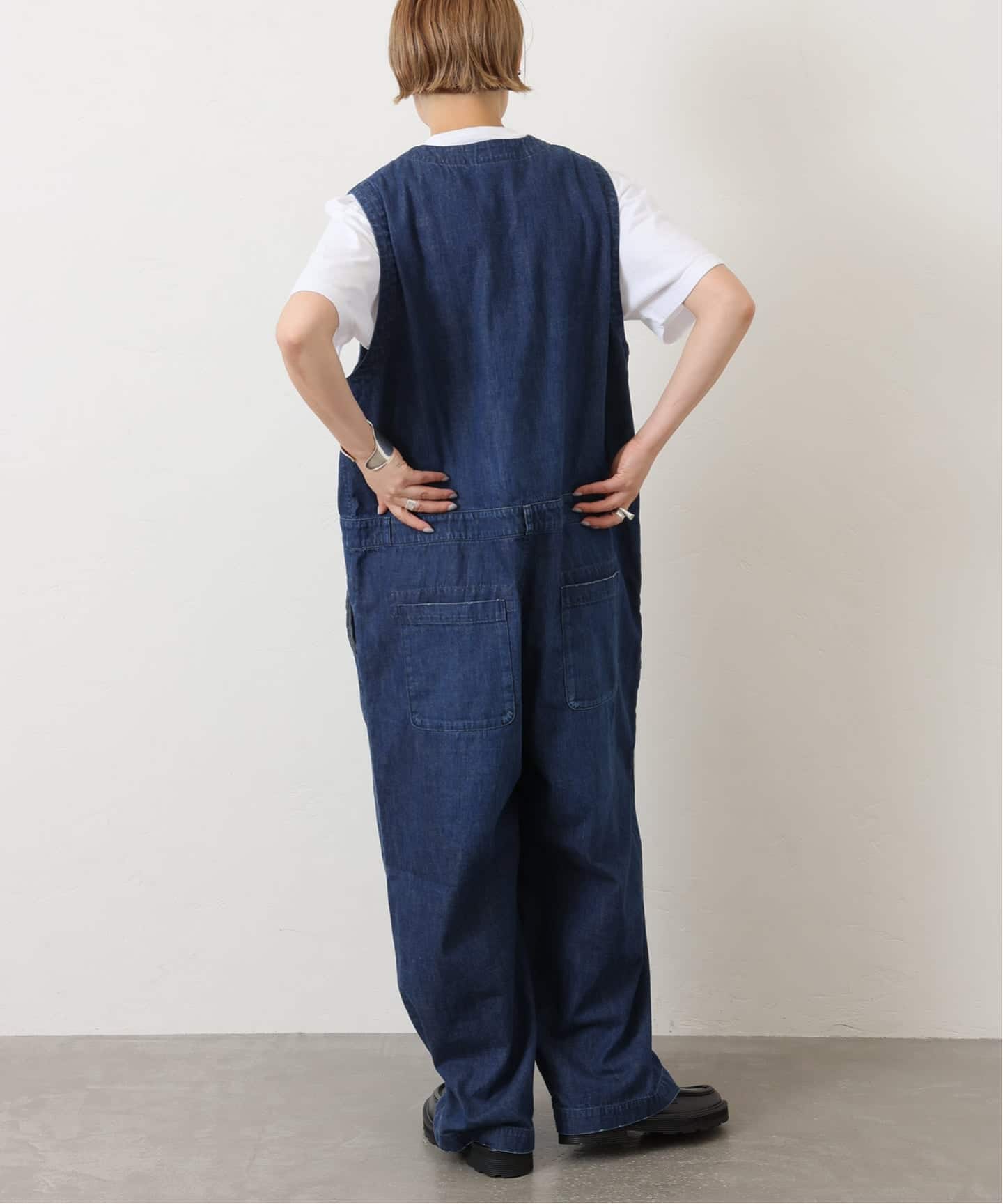 【美品】CARROT 韓国セレクト ロンパース オールインワン 黒 フリー journal standard L'essage（ジャーナルスタンダードレサージュ