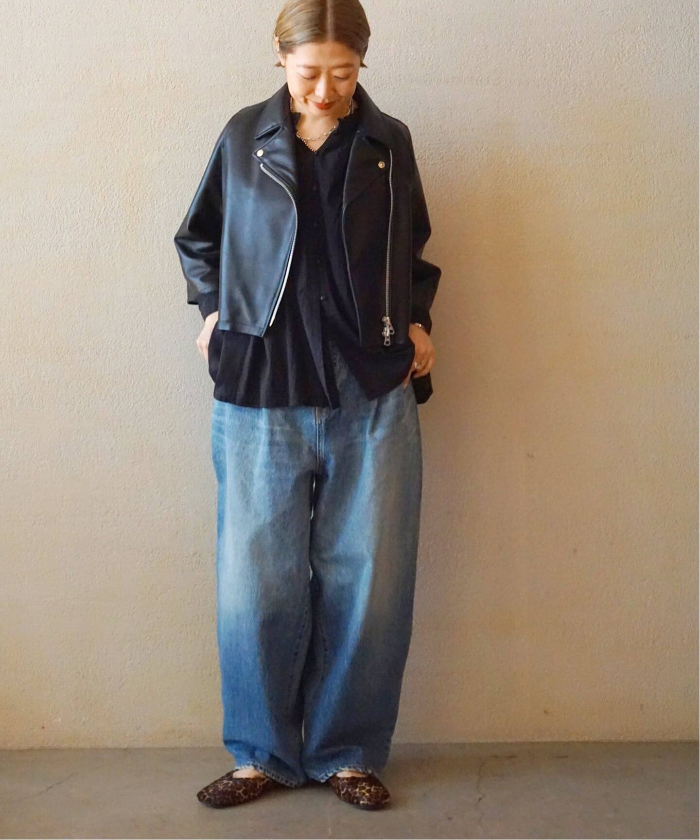 追加2》13OZデニム タックラウンドパンツ（デニムパンツ・ジーンズ