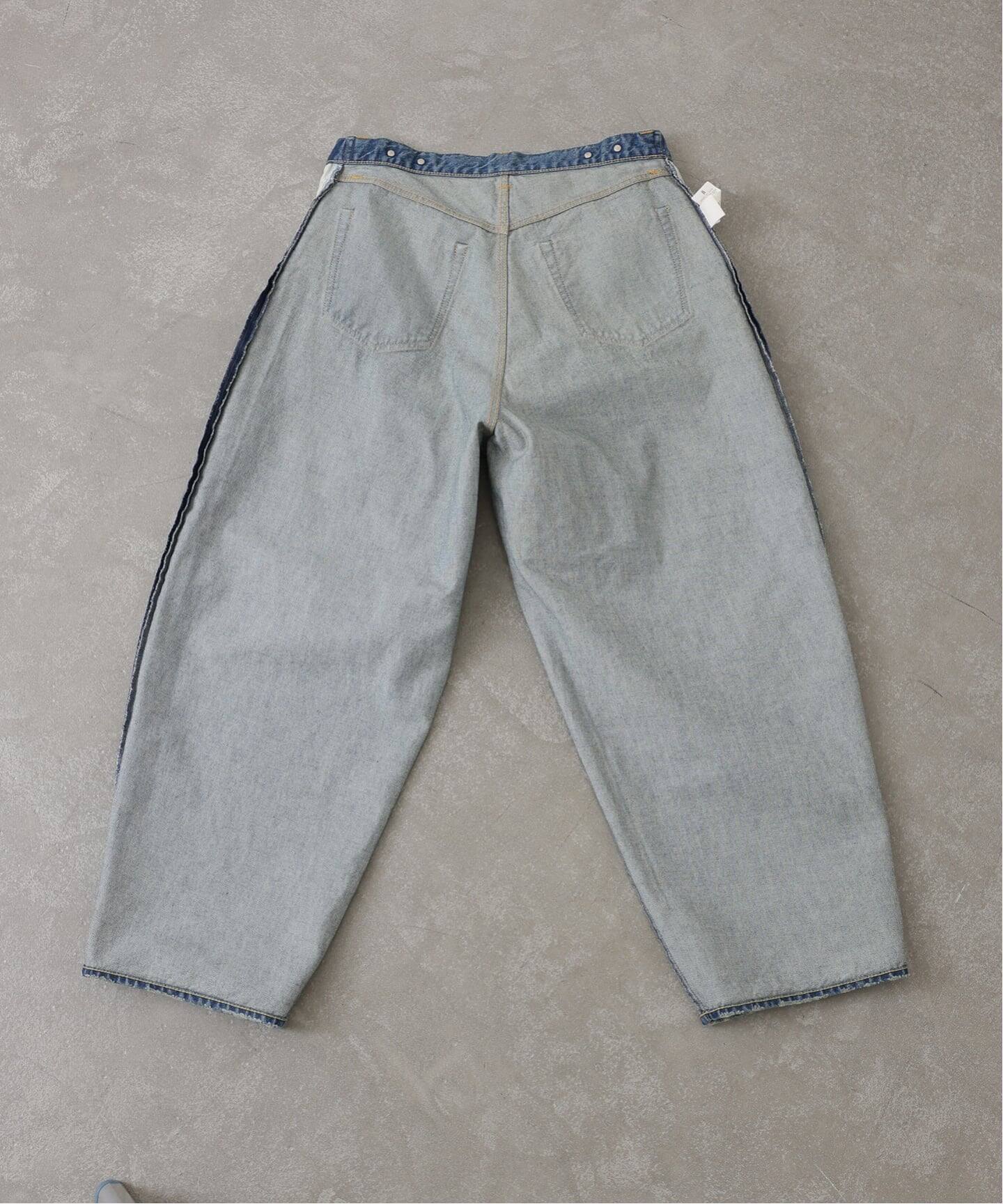 ジャーナルスタンダードラックス 13ozデニム　タックラウンドパンツ 追加2》13OZデニム タックラウンドパンツ（デニムパンツ・ジーンズ