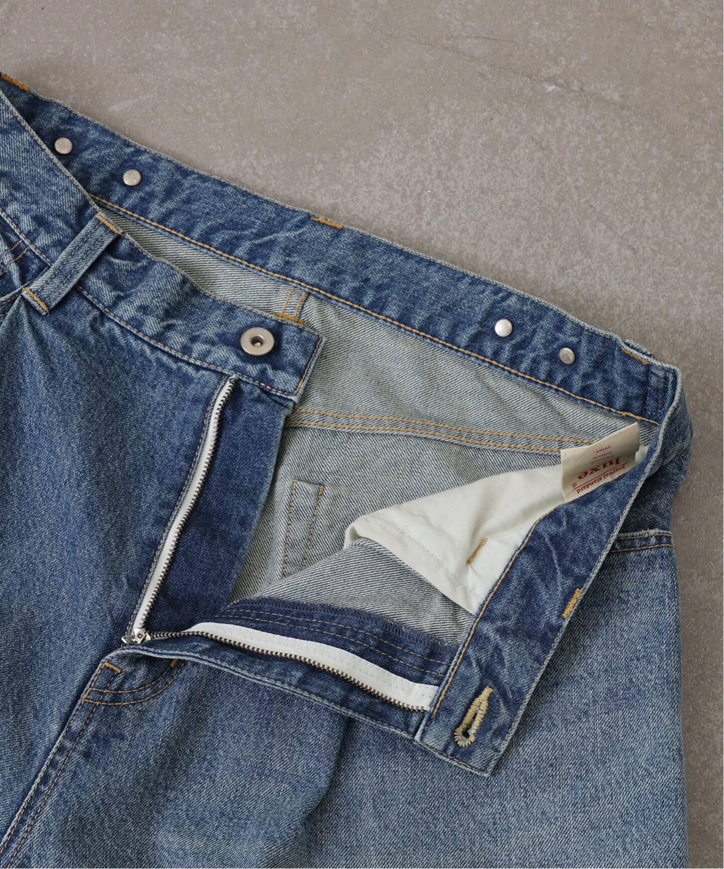 追加2》13OZデニム タックラウンドパンツ（デニムパンツ・ジーンズ