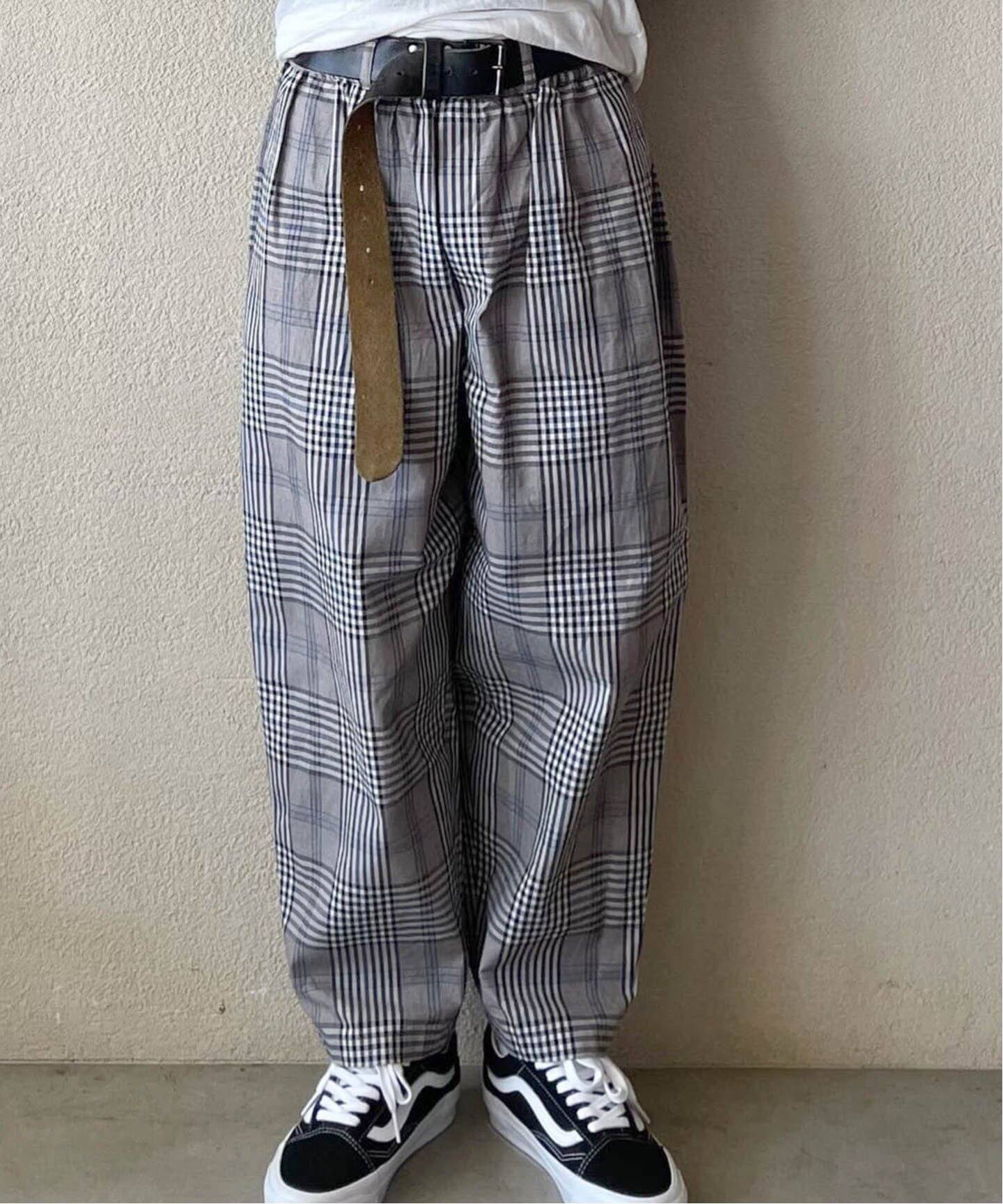 ギャバチェック グランディパンツ（その他パンツ）｜journal standard