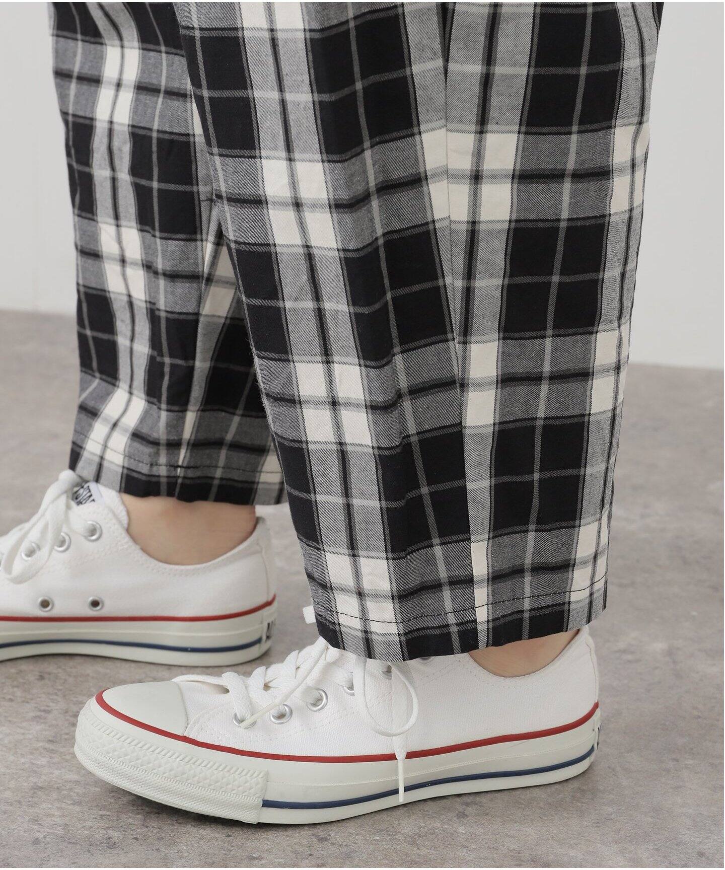 ギャバチェック グランディパンツ（その他パンツ）｜journal standard