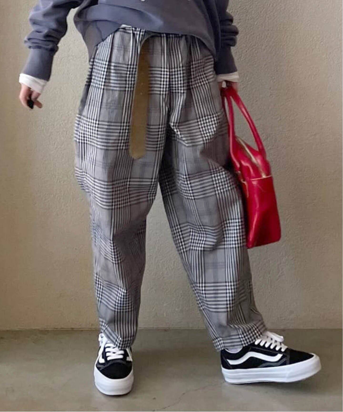 ギャバチェック グランディパンツ（その他パンツ）｜journal standard