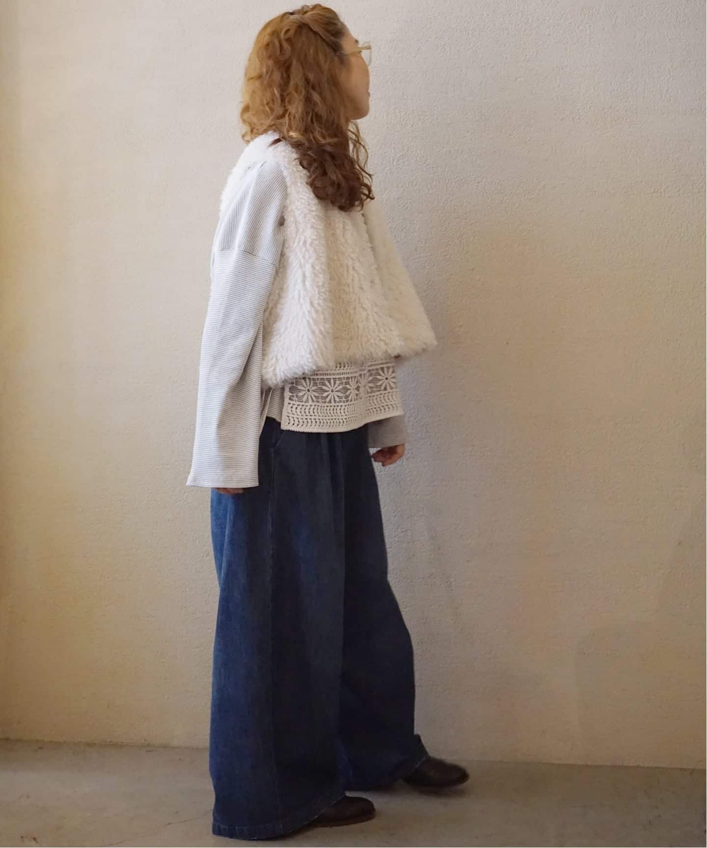 10OZ タックワイドパンツ（デニムパンツ・ジーンズ）｜journal