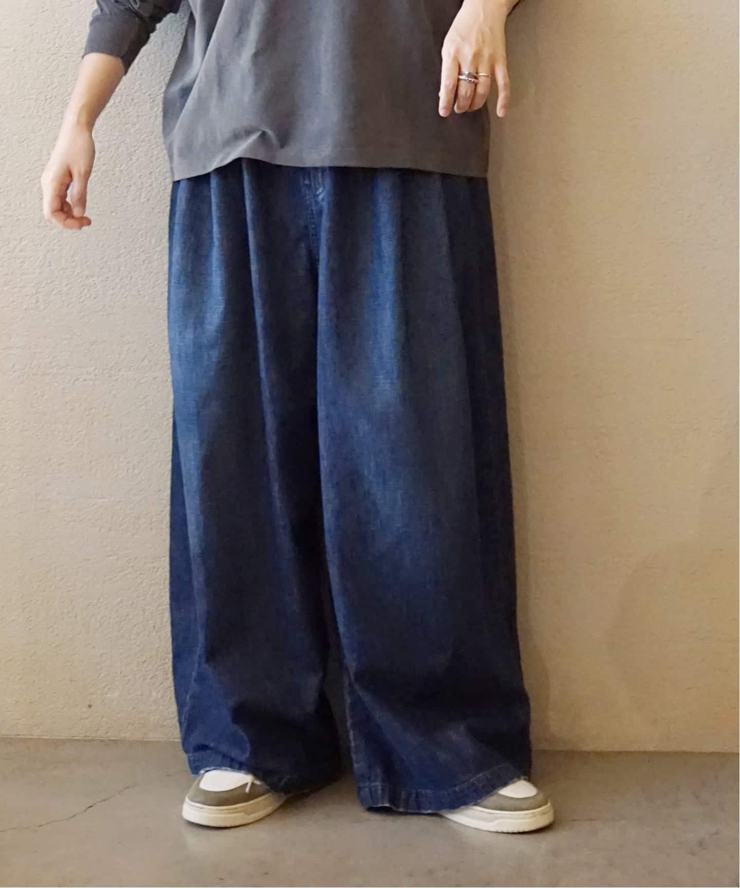 10OZ タックワイドパンツ（デニムパンツ・ジーンズ）｜journal