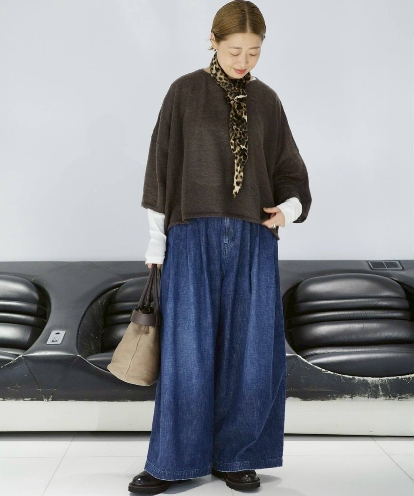 10OZ タックワイドパンツ（デニムパンツ・ジーンズ）｜journal