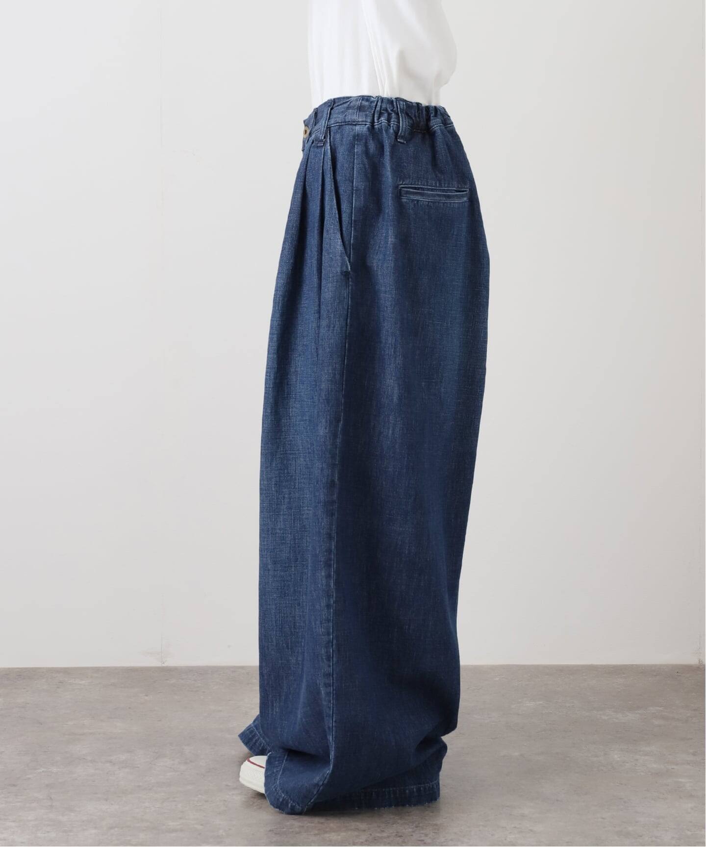 10OZ タックワイドパンツ（デニムパンツ・ジーンズ）｜journal
